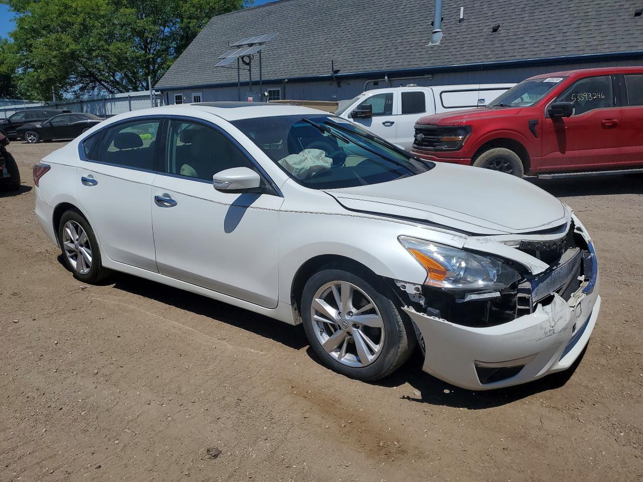 2015 Nissan Altima 2.5 Sl White vin: 1N4AL3AP3FN401312