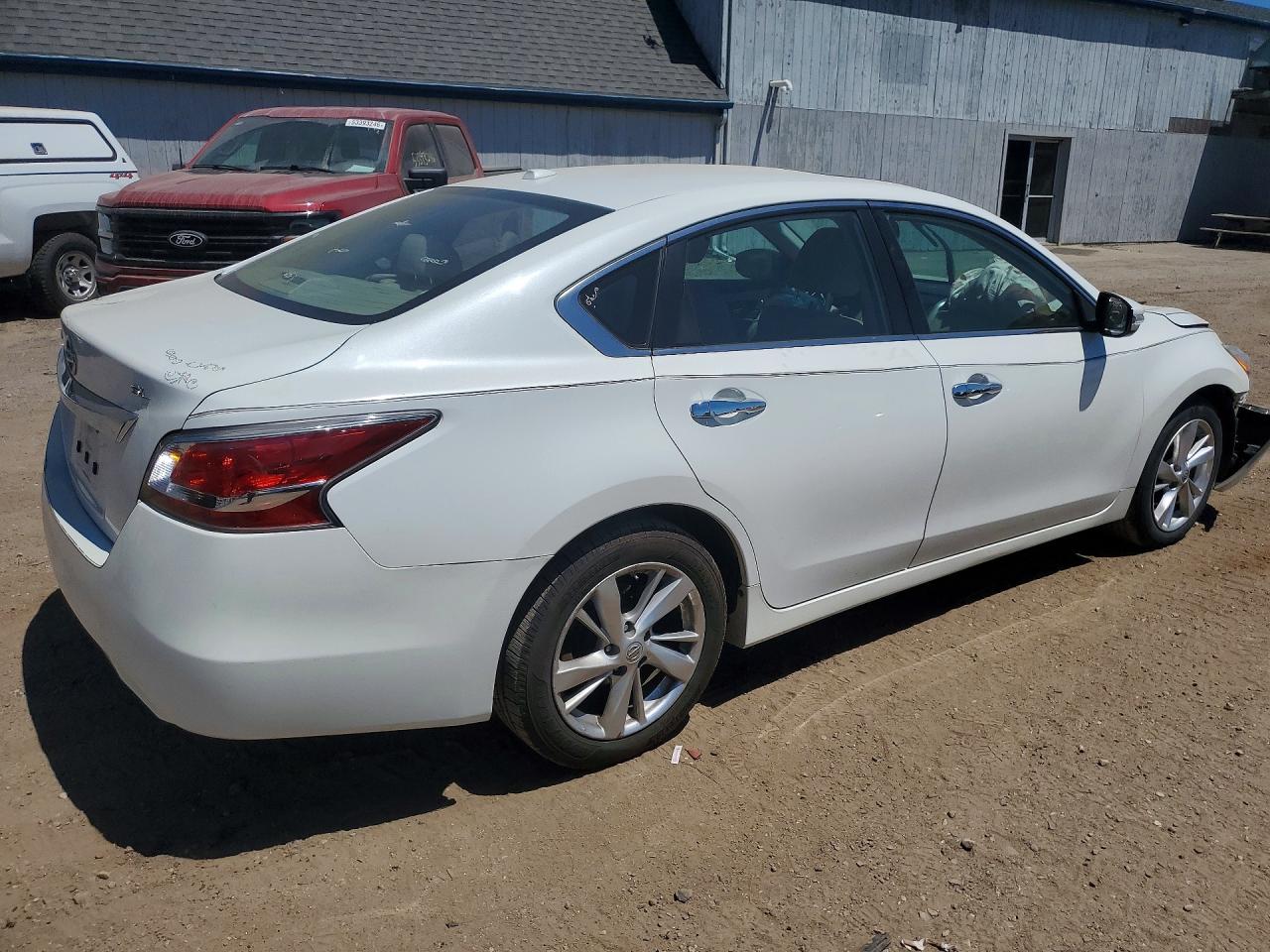 2015 Nissan Altima 2.5 Sl White vin: 1N4AL3AP3FN401312