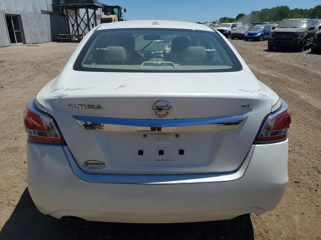 2015 Nissan Altima 2.5 Sl White vin: 1N4AL3AP3FN401312
