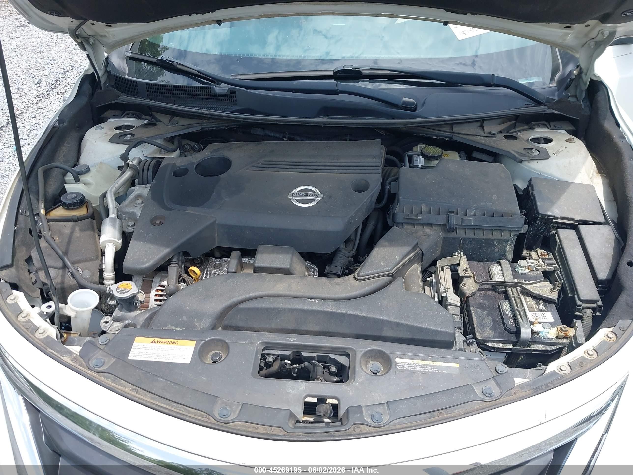 2015 Nissan Altima 2.5 Sl White vin: 1N4AL3AP3FN403433