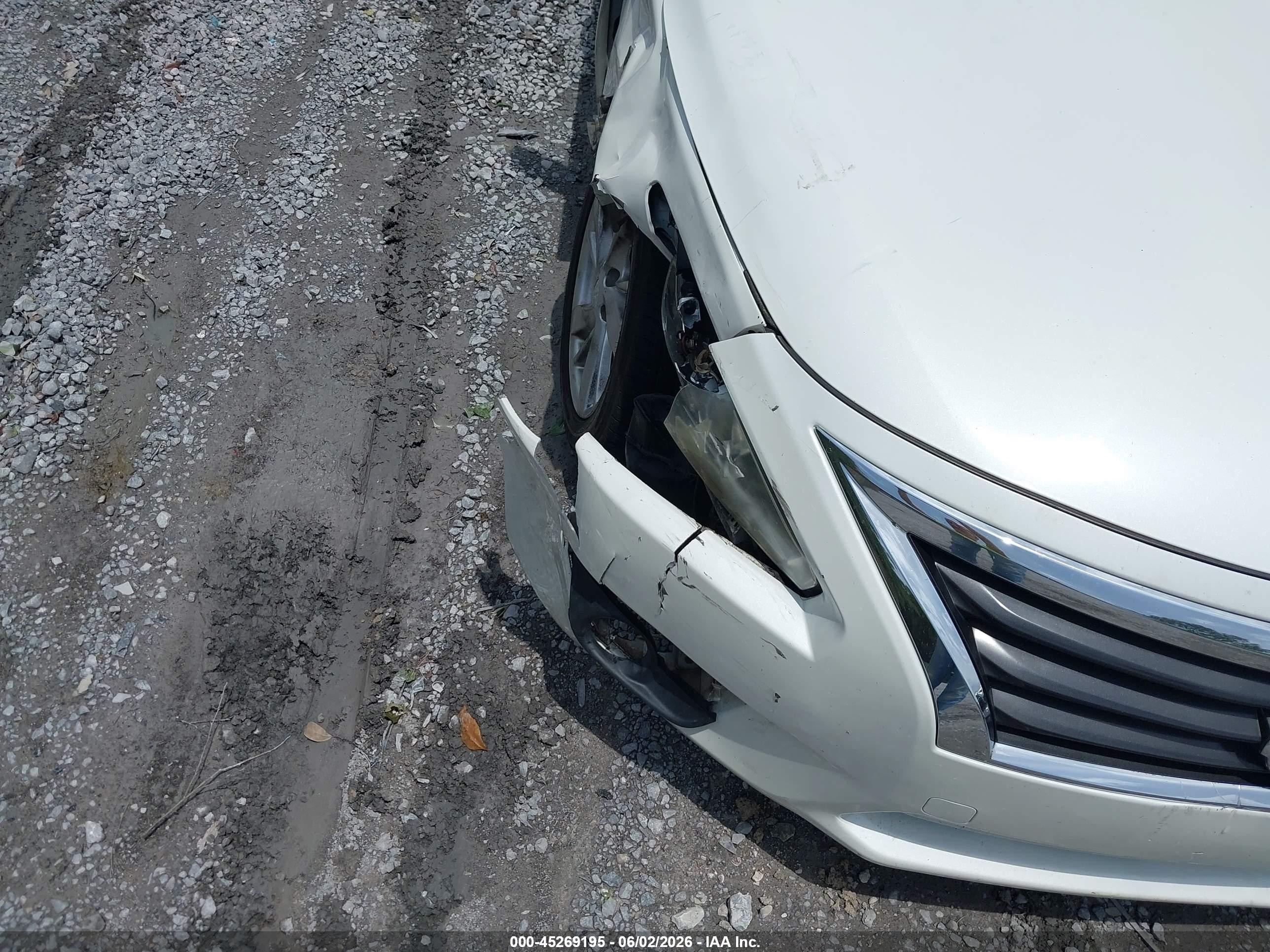 2015 Nissan Altima 2.5 Sl White vin: 1N4AL3AP3FN403433