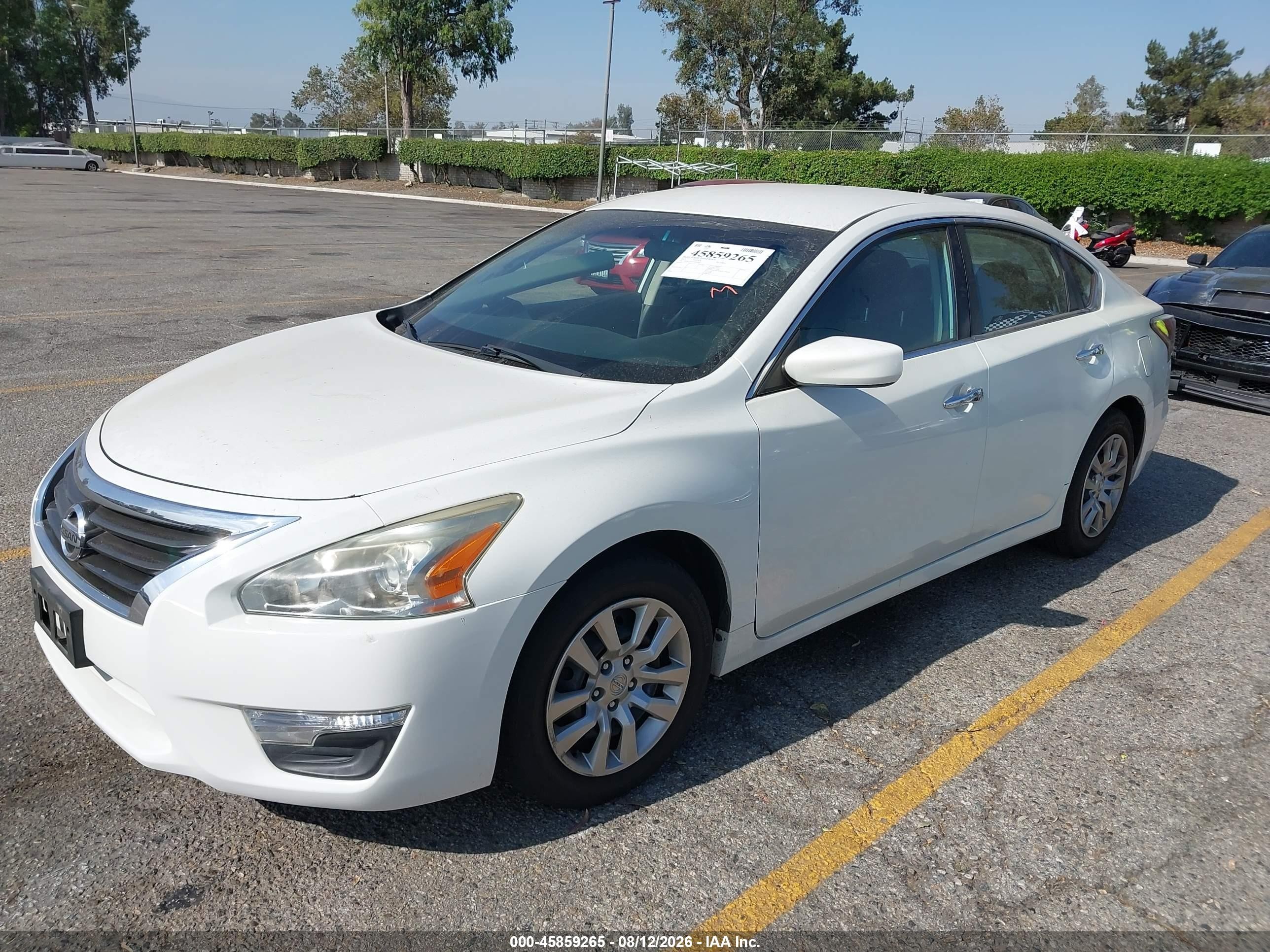 2015 Nissan Altima 2.5/2.5 S/2.5 Sl/2.5 Sv White vin: 1N4AL3AP3FN864969