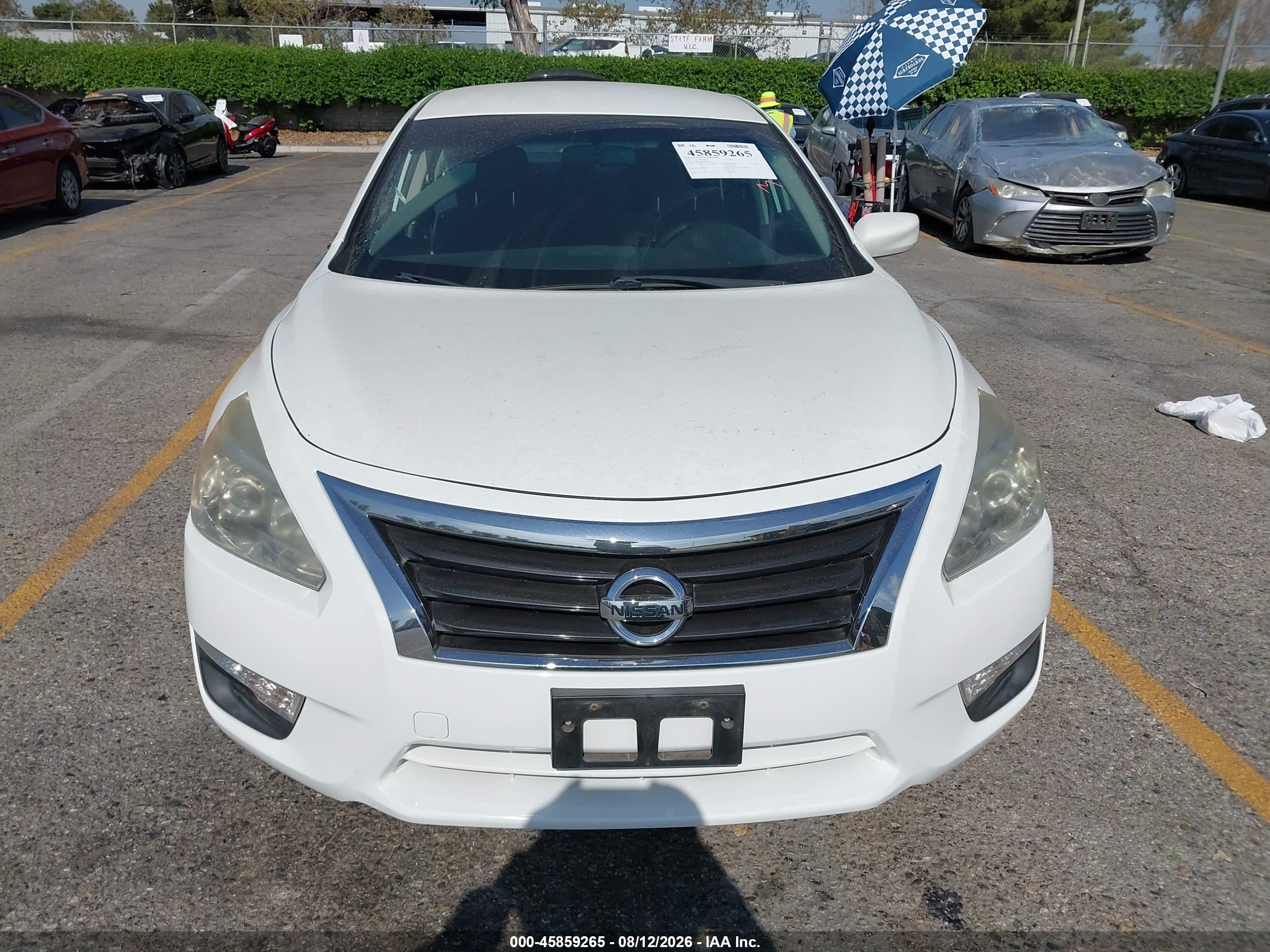 2015 Nissan Altima 2.5/2.5 S/2.5 Sl/2.5 Sv White vin: 1N4AL3AP3FN864969