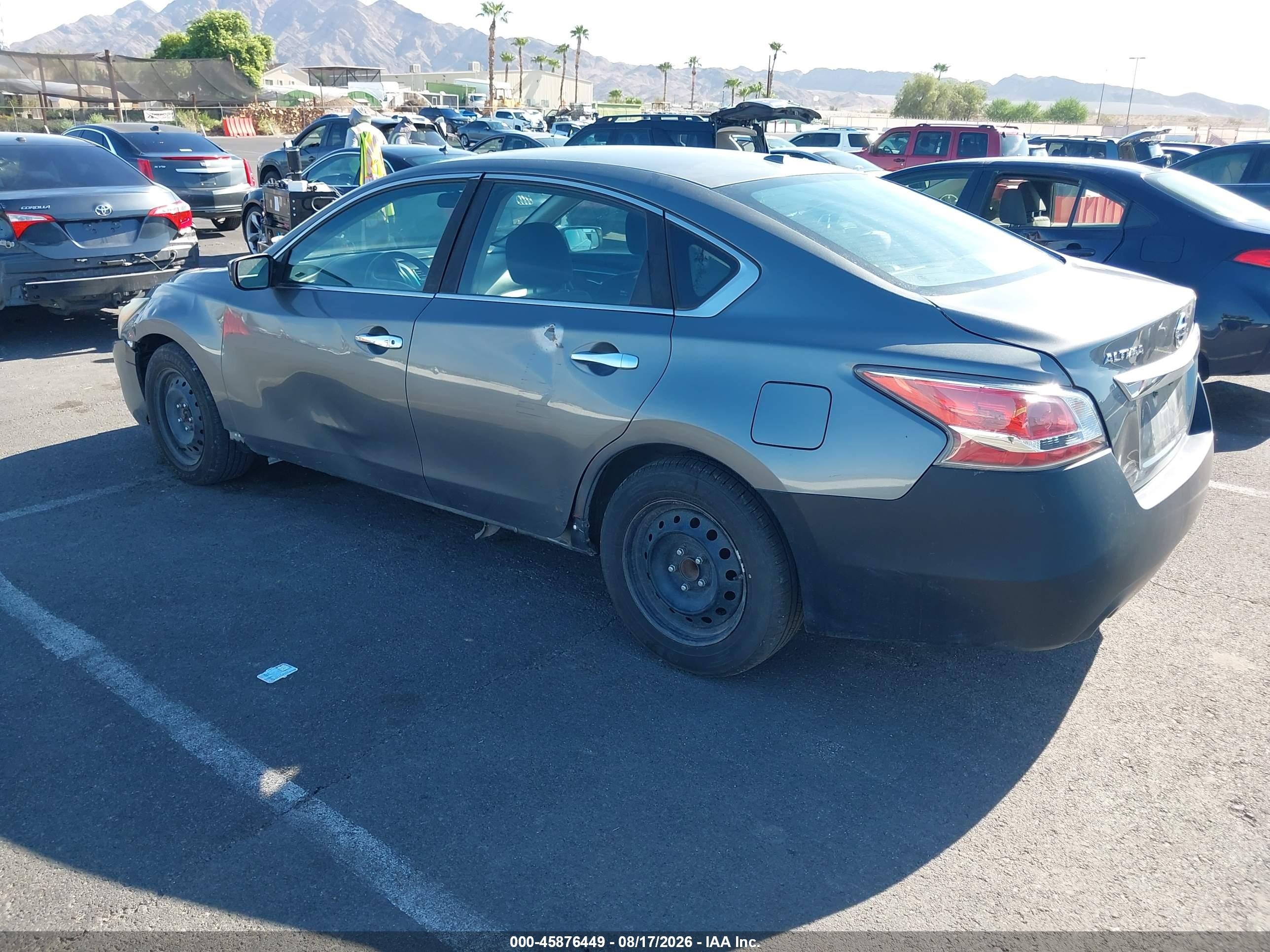 2015 Nissan Altima 2.5/2.5 S/2.5 Sl/2.5 Sv Gray vin: 1N4AL3AP3FN883926
