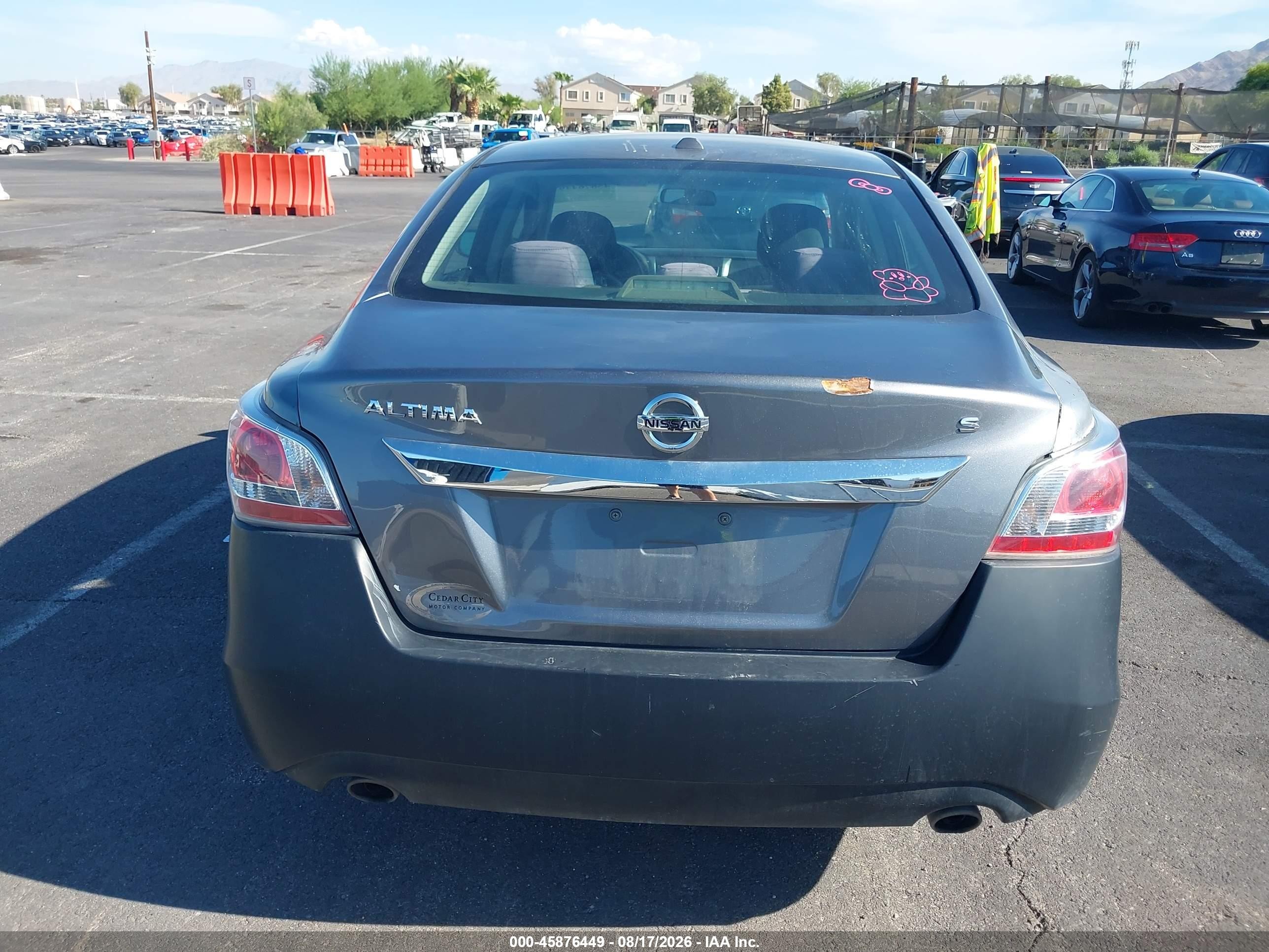 2015 Nissan Altima 2.5/2.5 S/2.5 Sl/2.5 Sv Gray vin: 1N4AL3AP3FN883926
