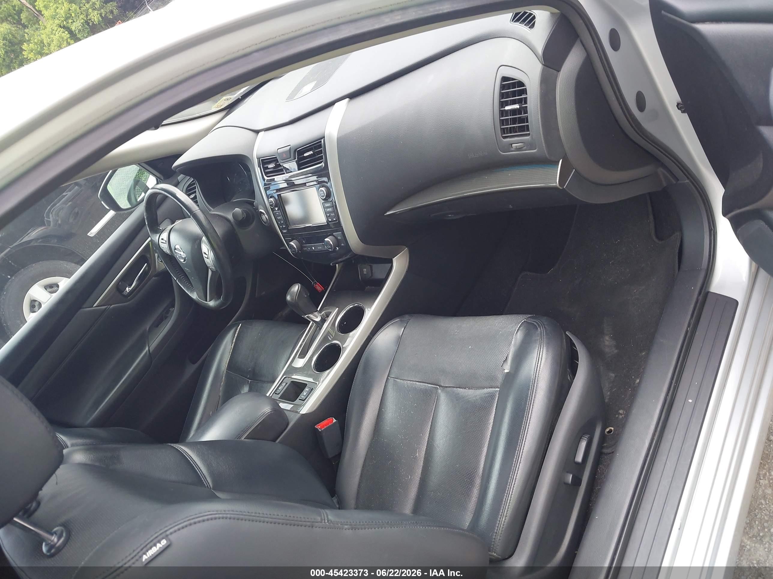 2015 Nissan Altima 2.5 Sl Silver vin: 1N4AL3AP3FN907688