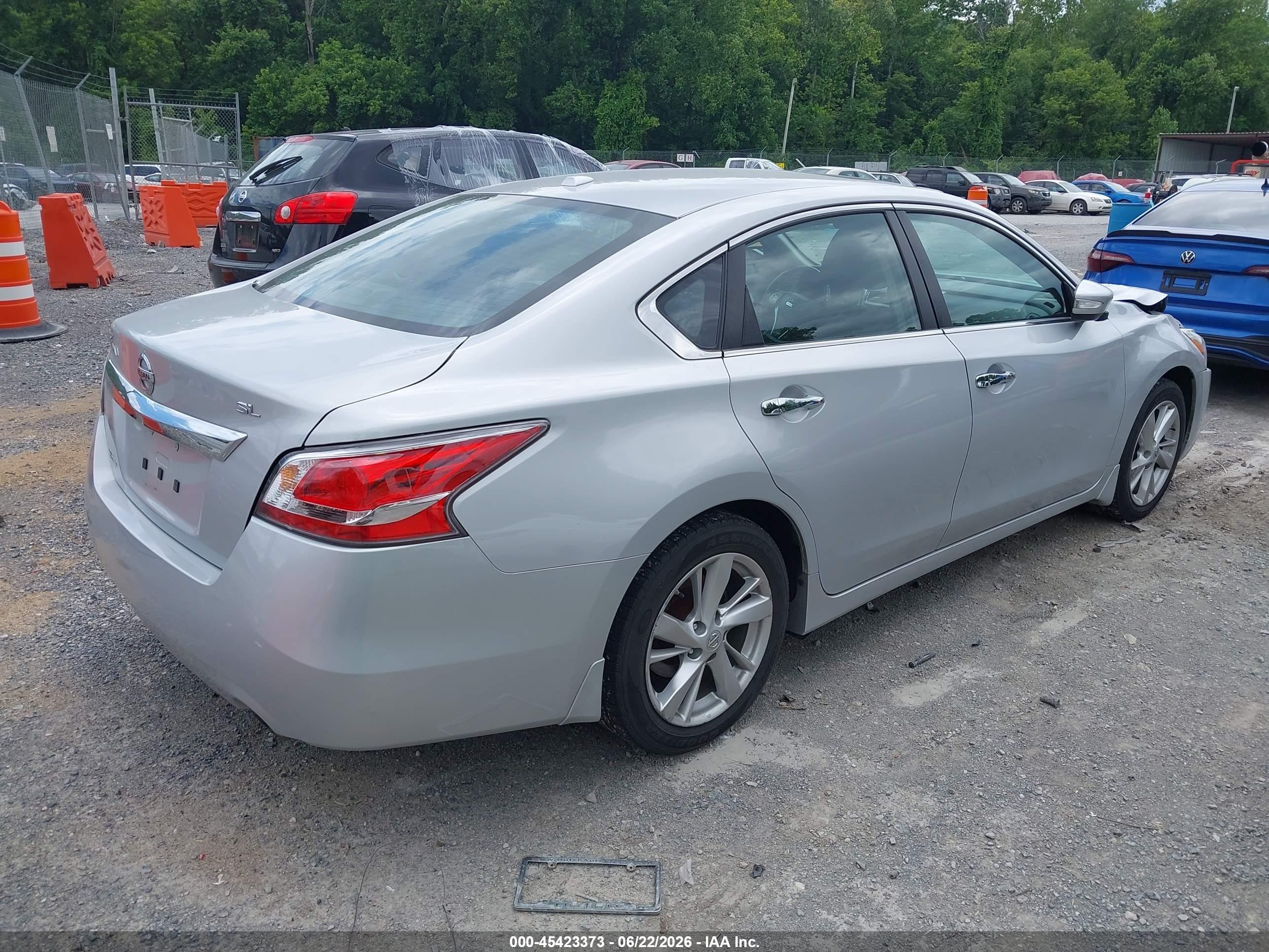 2015 Nissan Altima 2.5 Sl Silver vin: 1N4AL3AP3FN907688