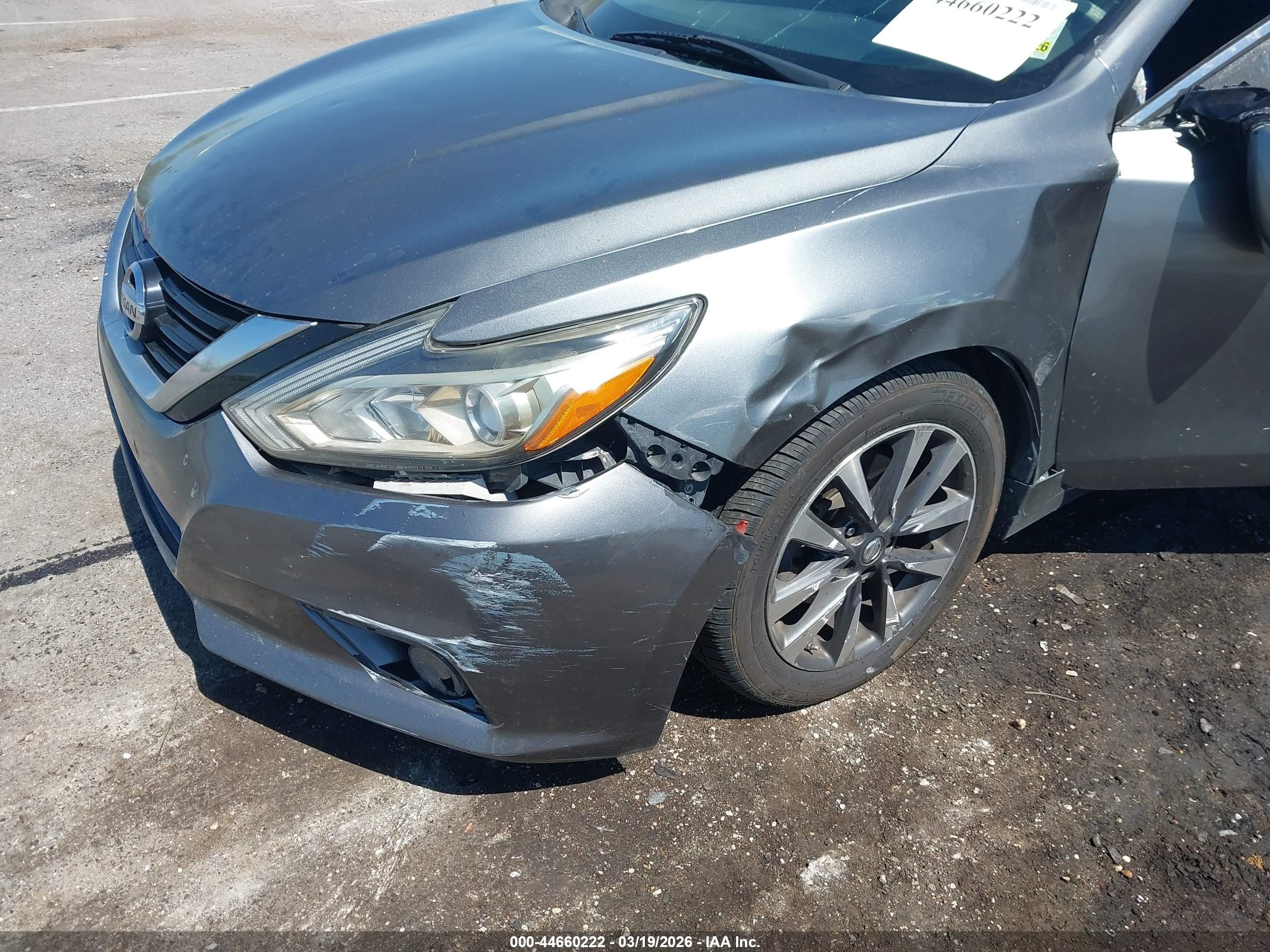 2016 Nissan Altima 2.5/2.5 S/2.5 Sl/2.5 Sr/2.5 Sv Gray vin: 1N4AL3AP3GC165967