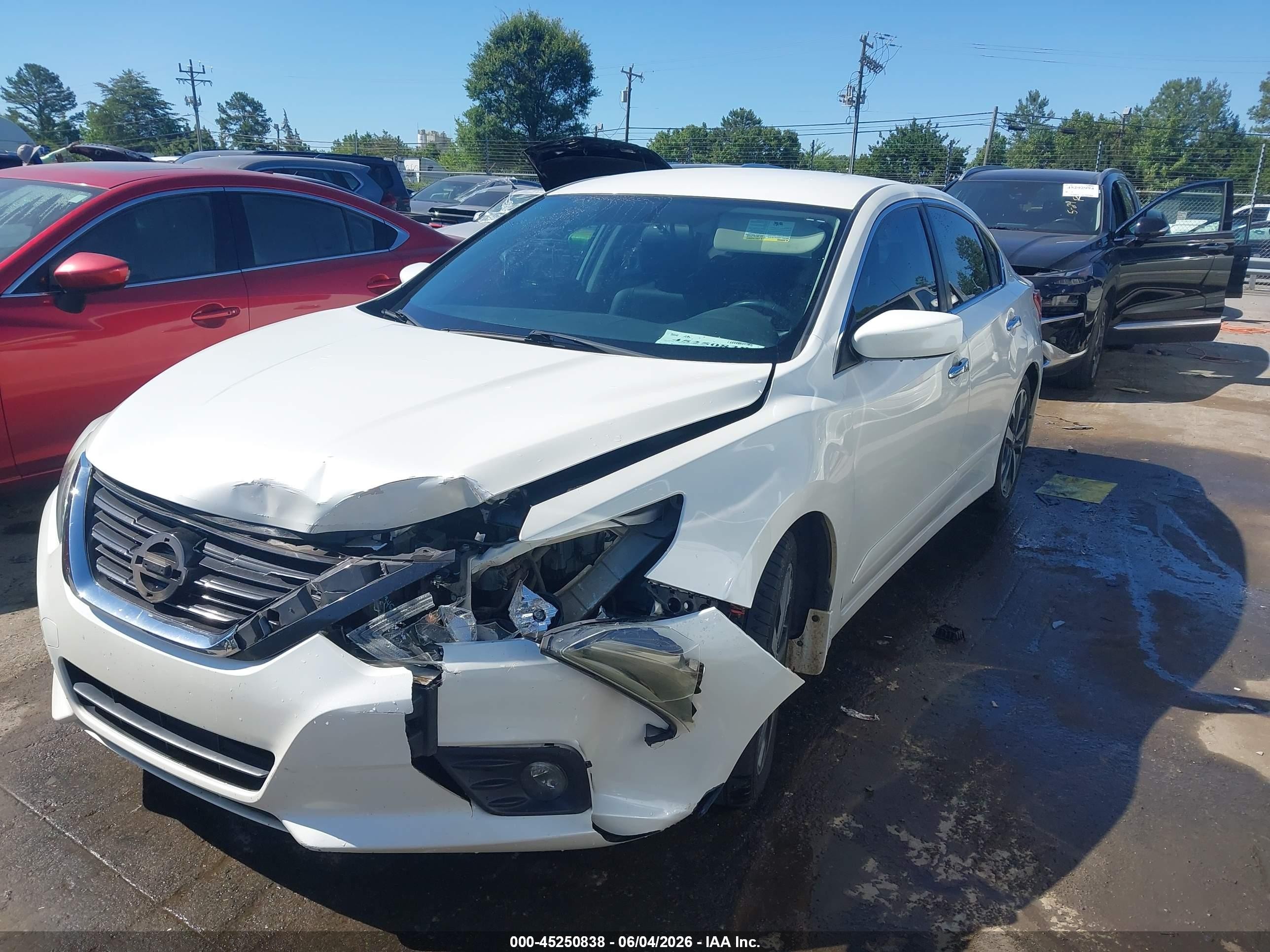 2016 Nissan Altima 2.5 Sr White vin: 1N4AL3AP3GC211829