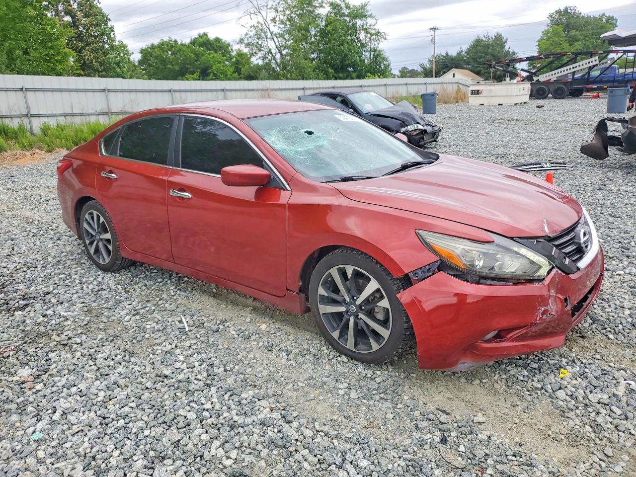 2016 Nissan Altima 2.5 Sr Красный vin: 1N4AL3AP3GC220885