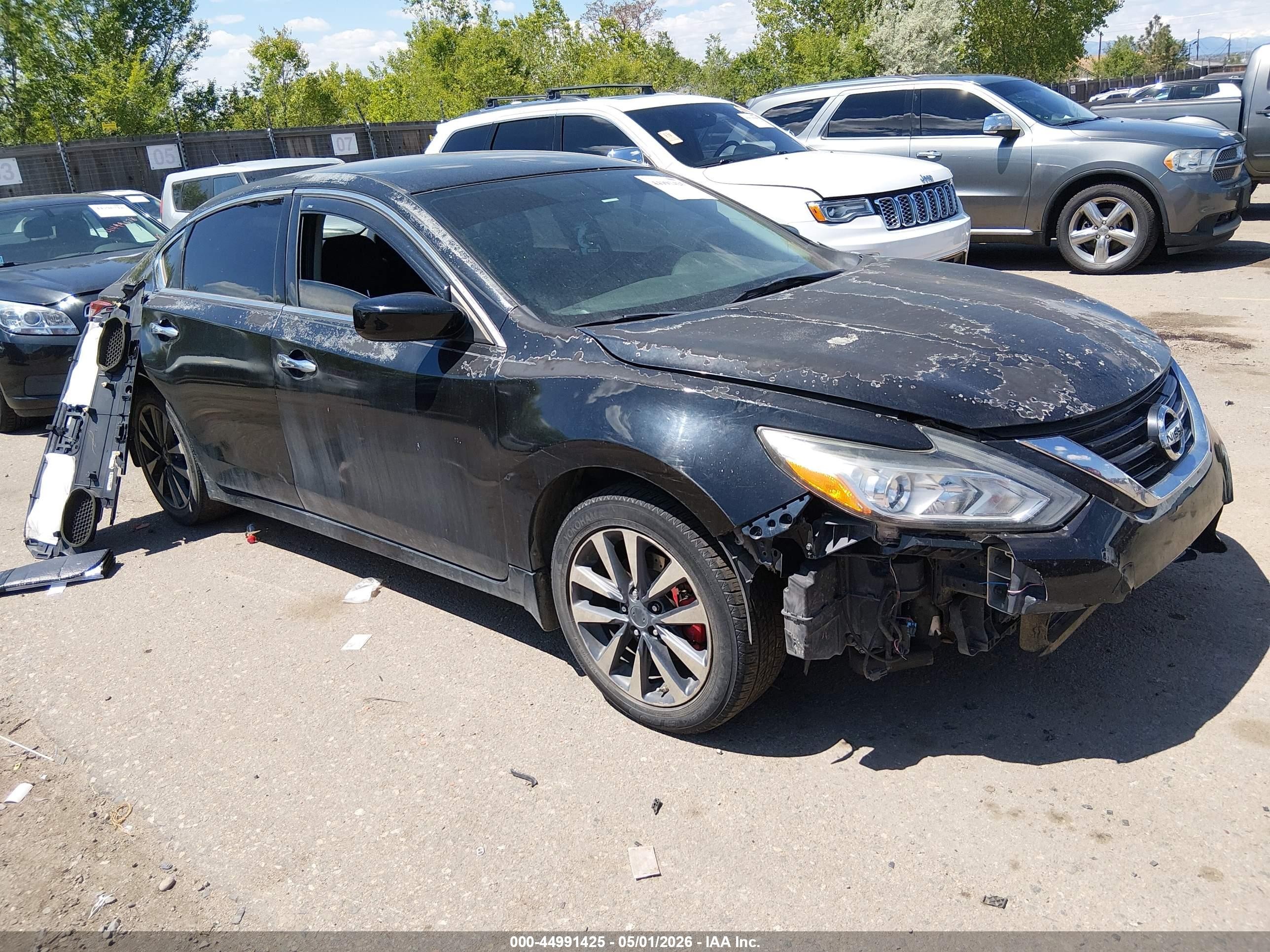 2017 Nissan Altima 2.5 Sv Black vin: 1N4AL3AP3HC132100