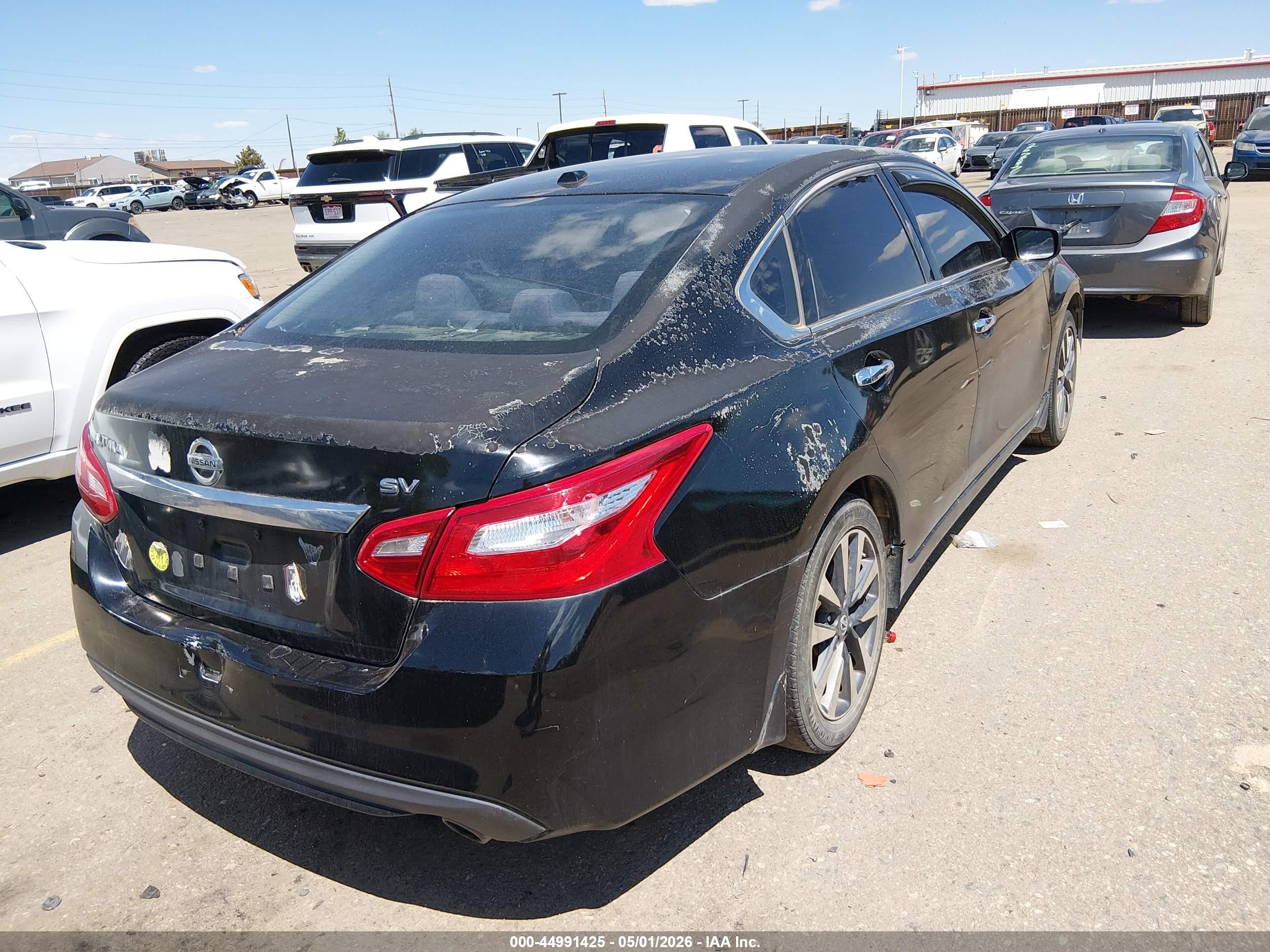2017 Nissan Altima 2.5 Sv Black vin: 1N4AL3AP3HC132100