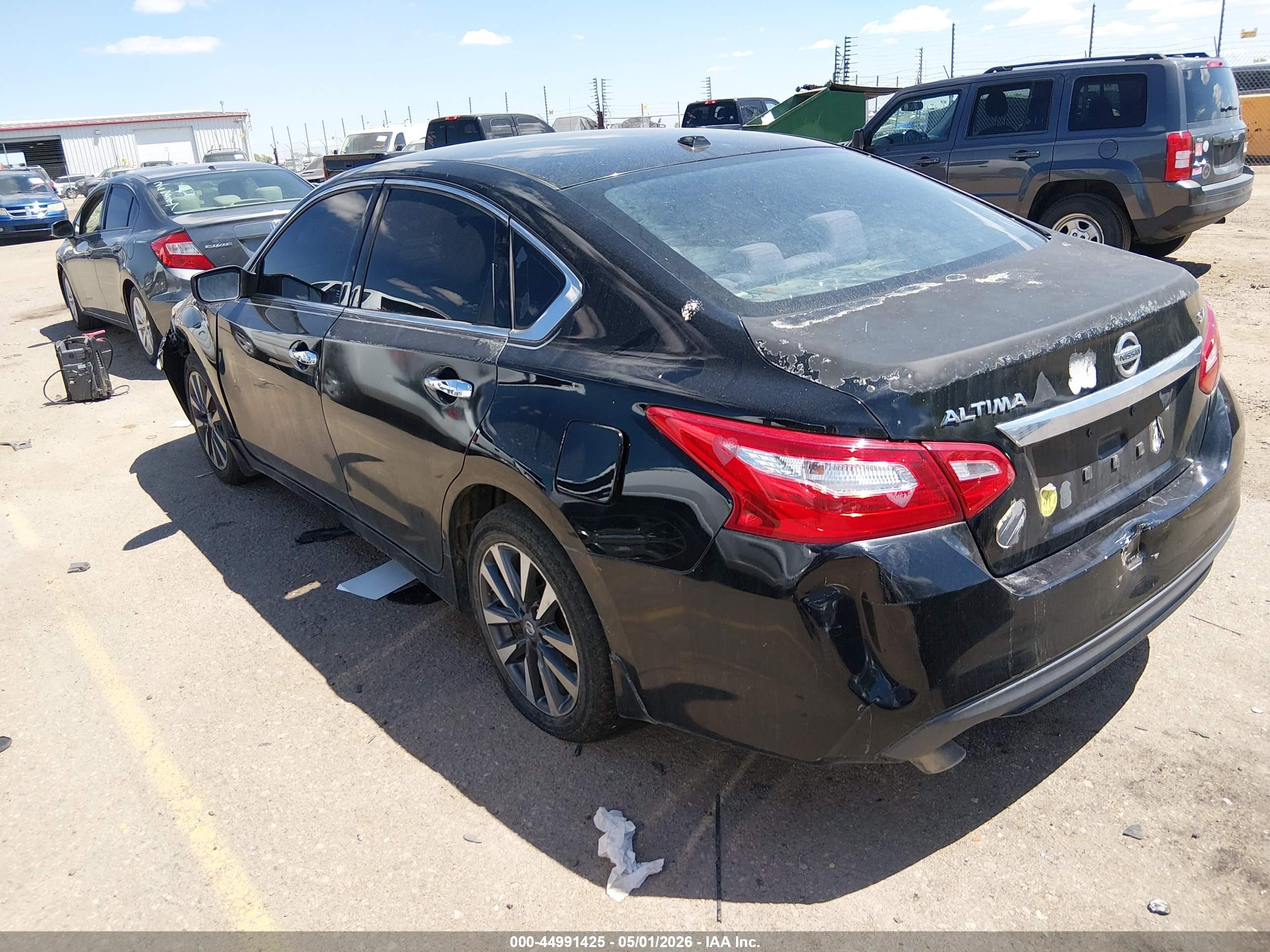 2017 Nissan Altima 2.5 Sv Black vin: 1N4AL3AP3HC132100