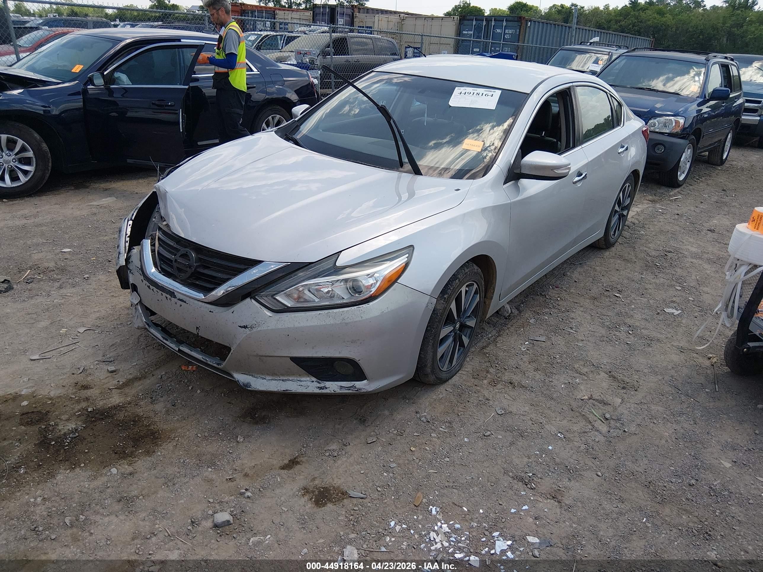 2017 Nissan Altima 2.5 Sl Серебряный vin: 1N4AL3AP3HC175030