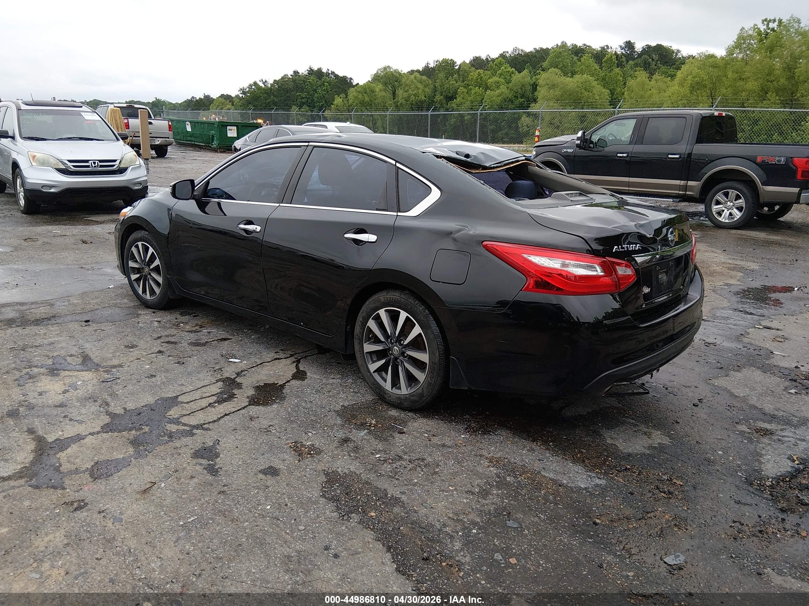 2017 Nissan Altima 2.5 Sv Black vin: 1N4AL3AP3HC196394
