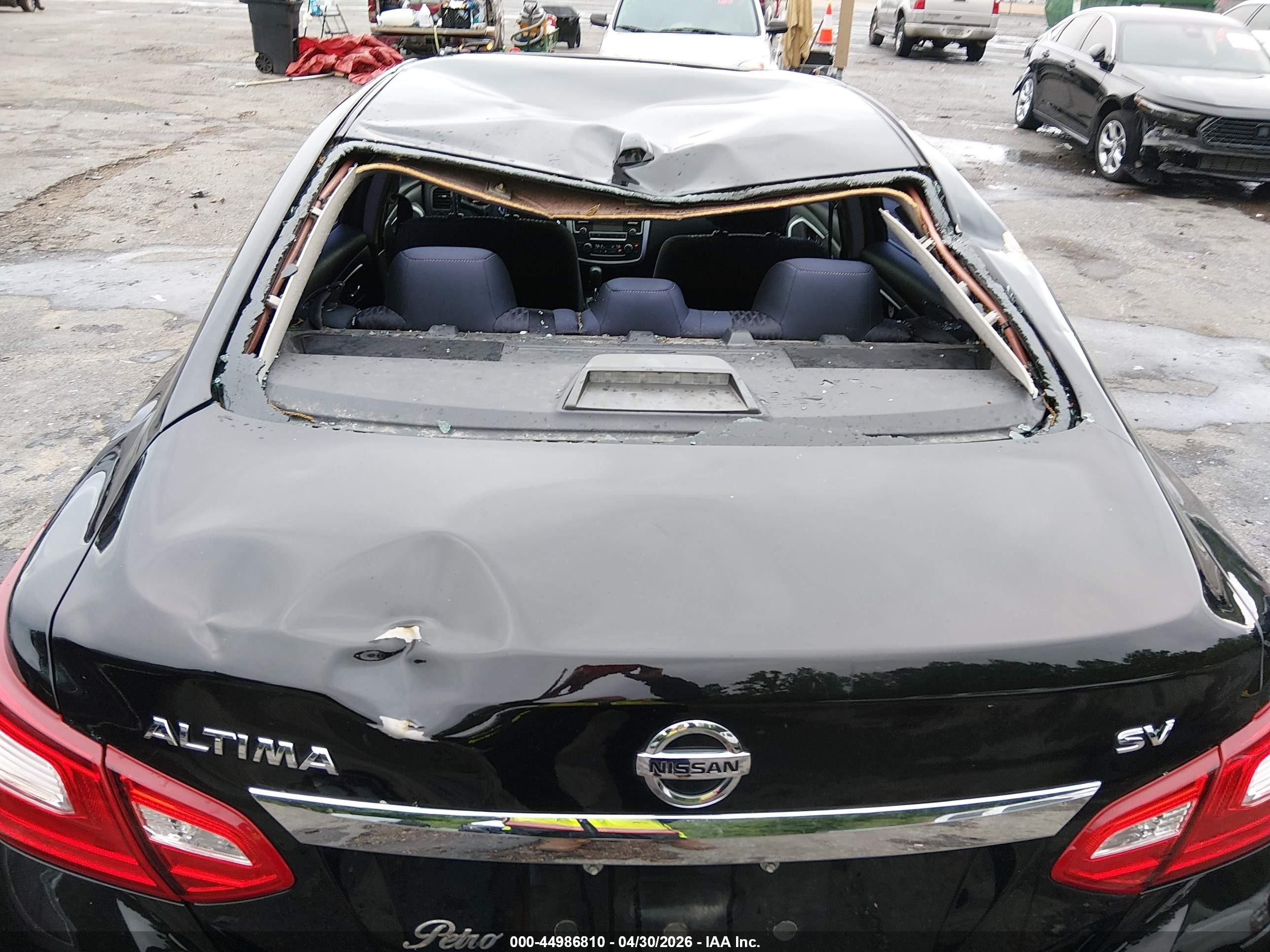 2017 Nissan Altima 2.5 Sv Black vin: 1N4AL3AP3HC196394
