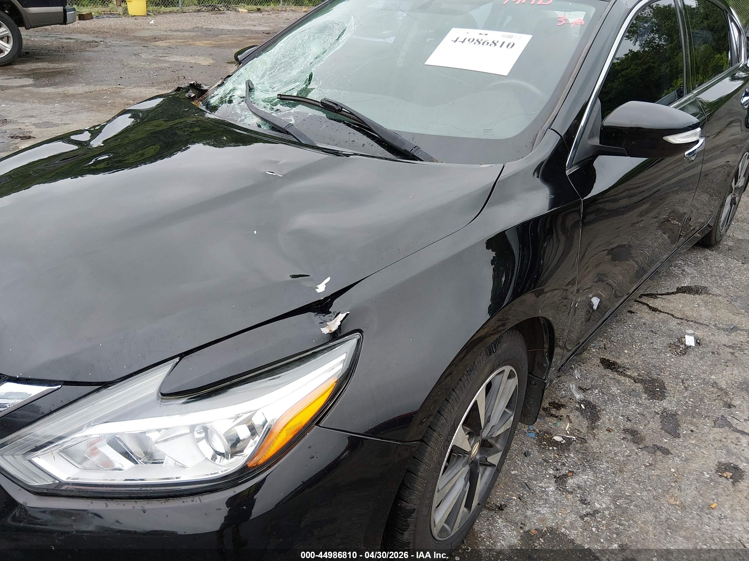 2017 Nissan Altima 2.5 Sv Black vin: 1N4AL3AP3HC196394