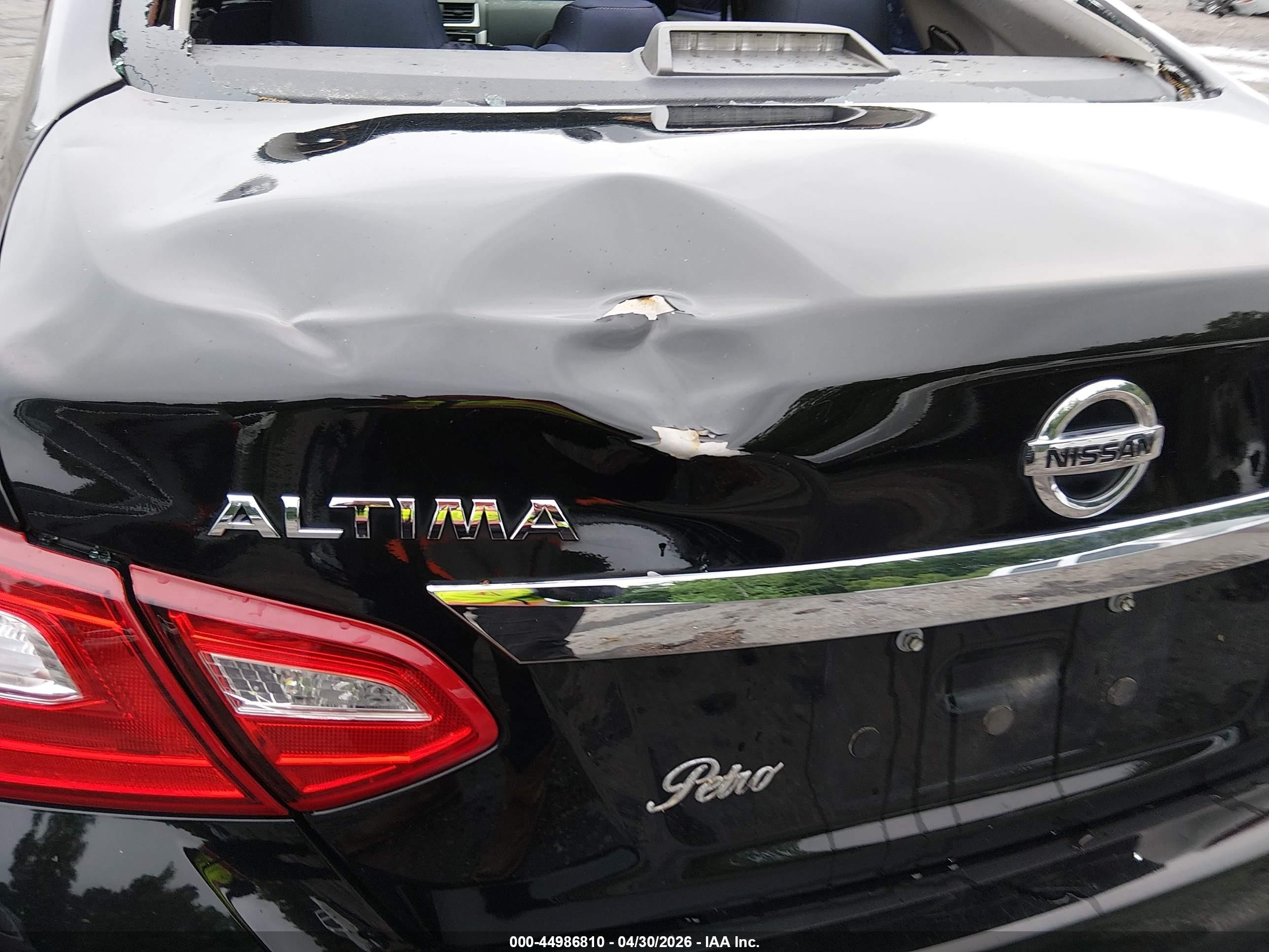 2017 Nissan Altima 2.5 Sv Black vin: 1N4AL3AP3HC196394