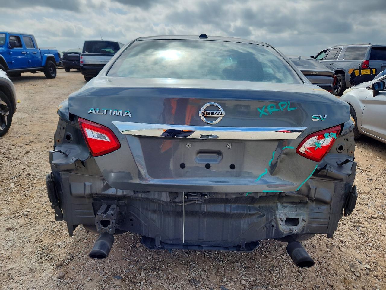 2017 Nissan Altima 2.5 Sv Gray vin: 1N4AL3AP3HC218748