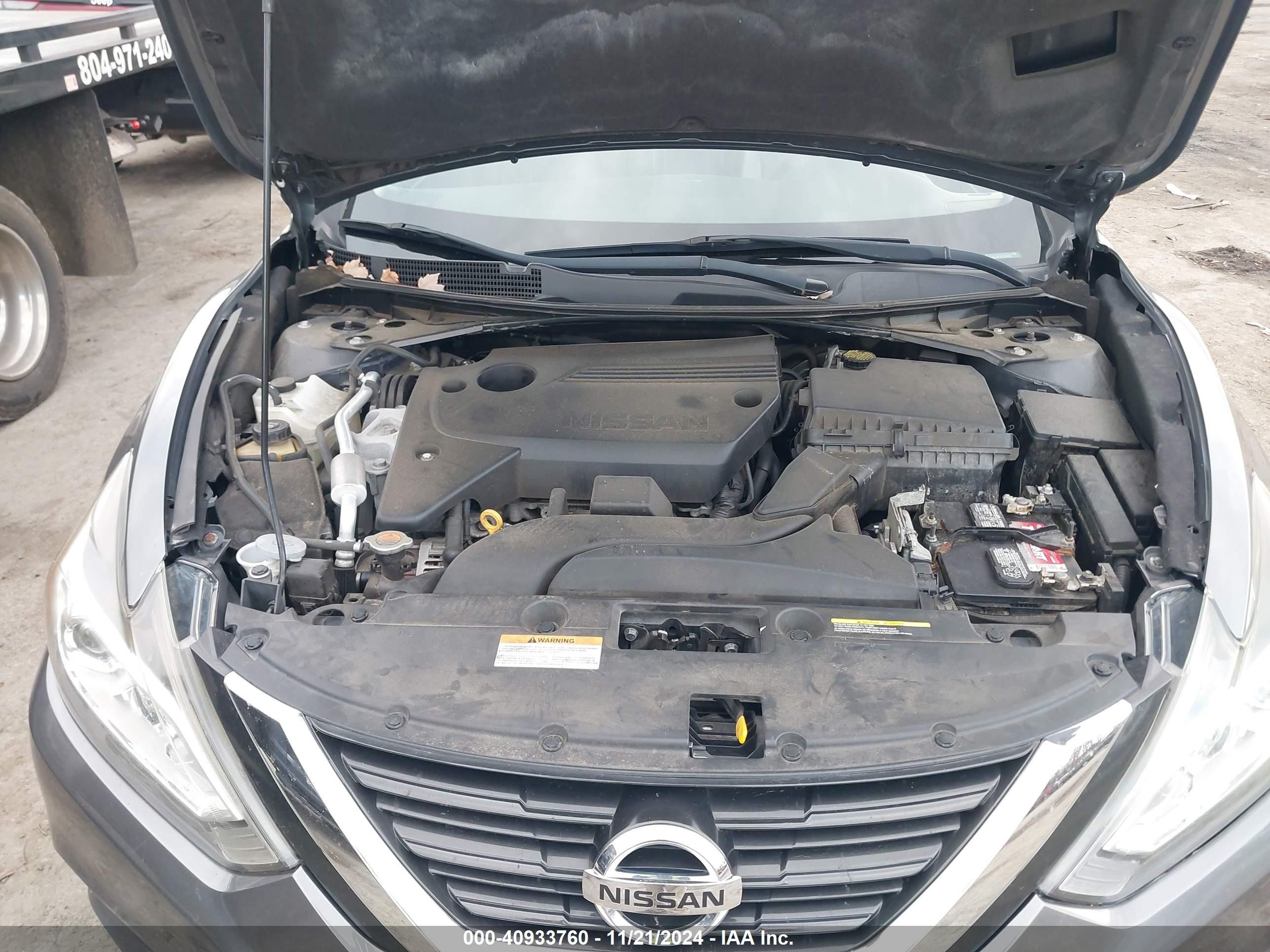 2017 Nissan Altima 2.5 Sl Gray vin: 1N4AL3AP3HC229202