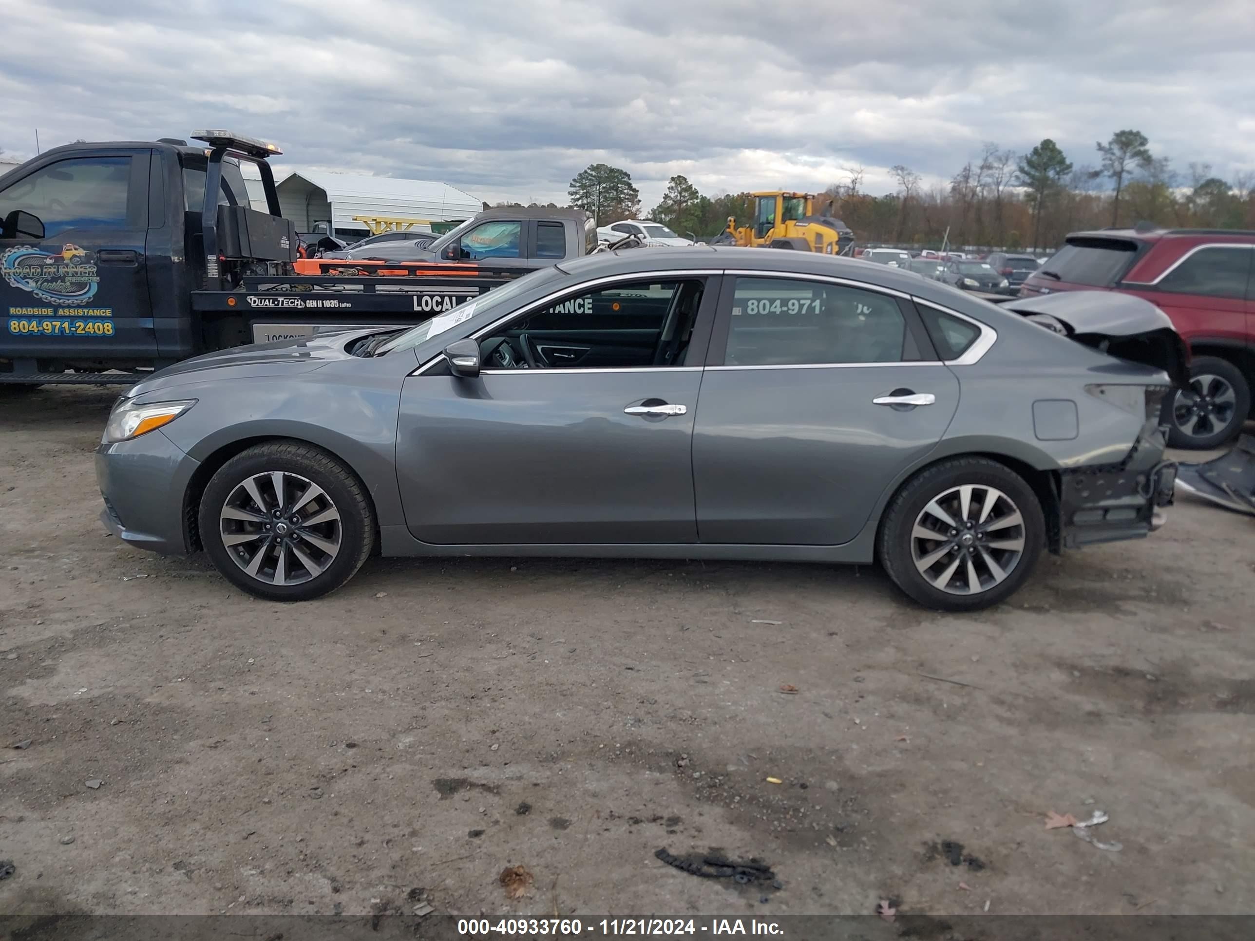 2017 Nissan Altima 2.5 Sl Gray vin: 1N4AL3AP3HC229202