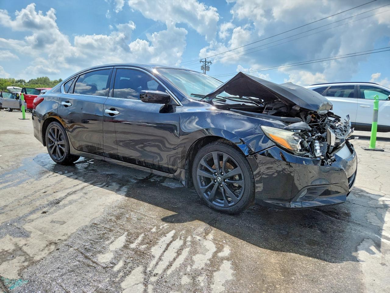 2017 Nissan Altima 2.5 Sr Black vin: 1N4AL3AP3HC488160