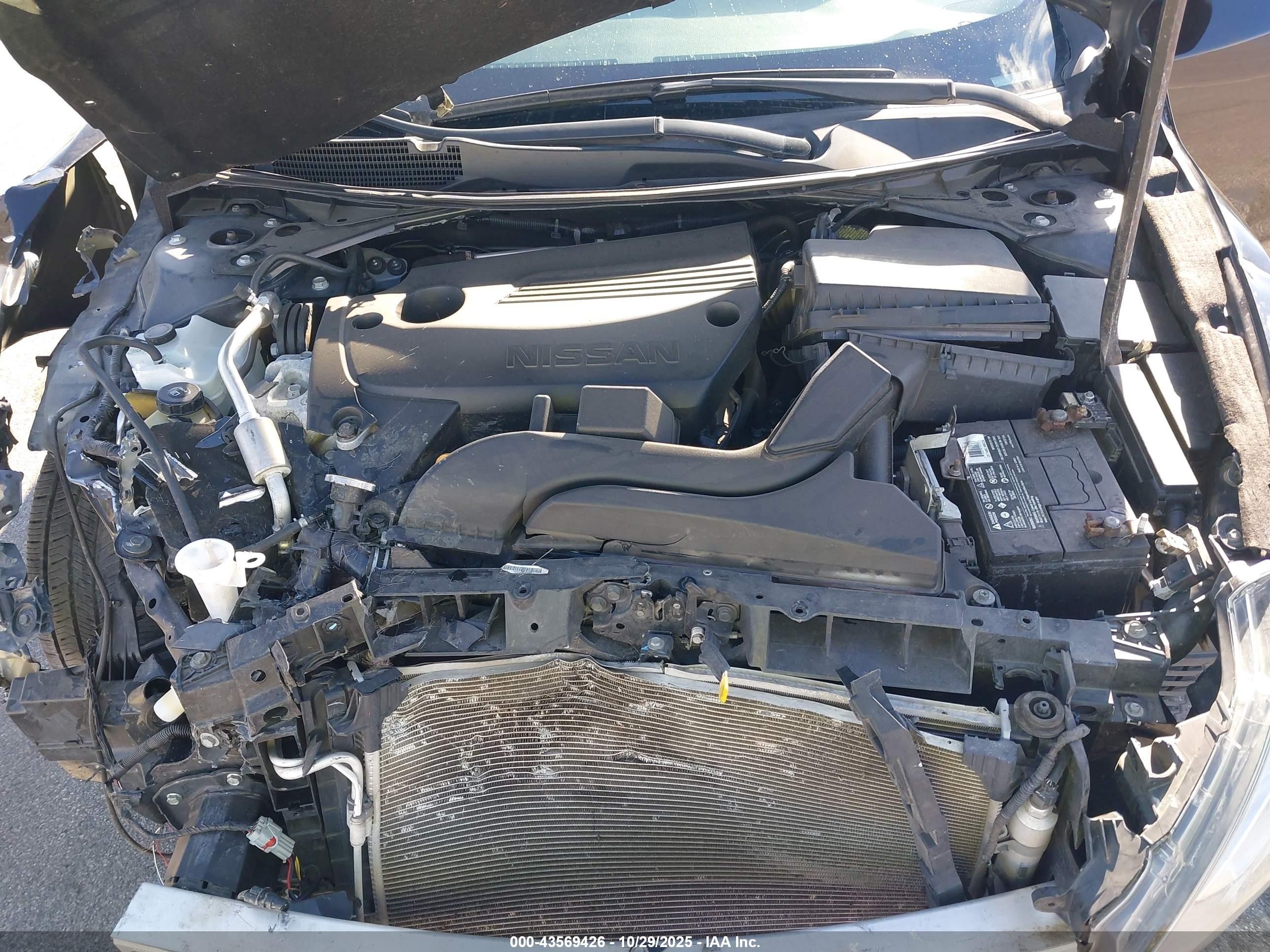 2018 Nissan Altima 2.5 S Черный vin: 1N4AL3AP3JC131521