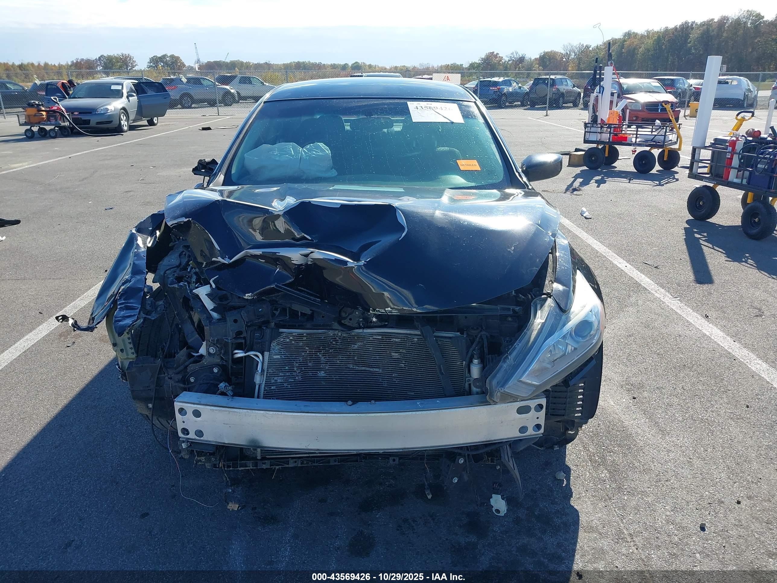 2018 Nissan Altima 2.5 S Черный vin: 1N4AL3AP3JC131521