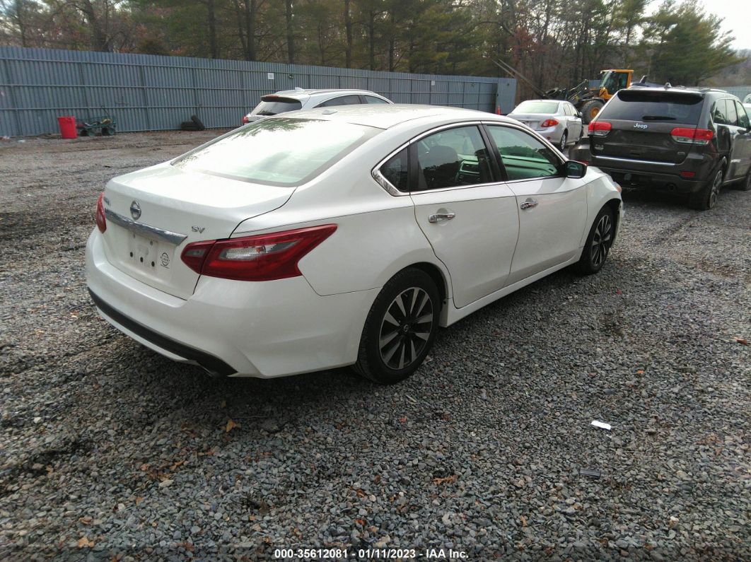 2018 Nissan Altima 2.5 Sv White vin: 1N4AL3AP3JC178984