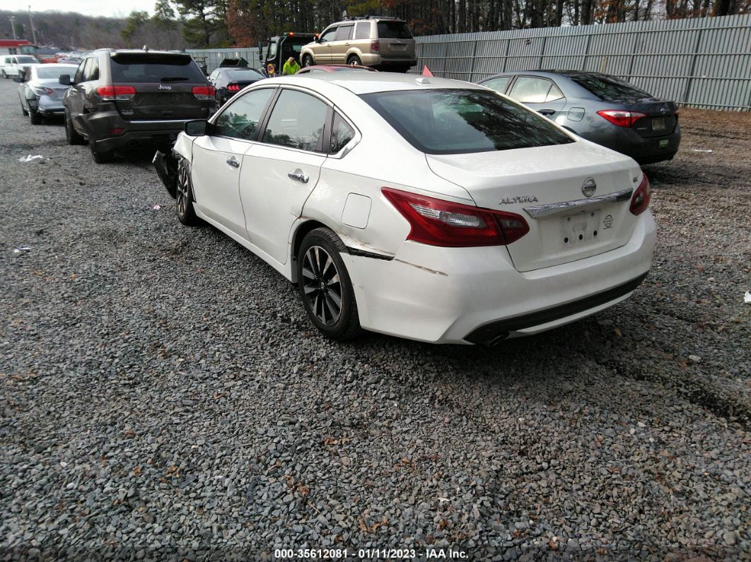 2018 Nissan Altima 2.5 Sv White vin: 1N4AL3AP3JC178984