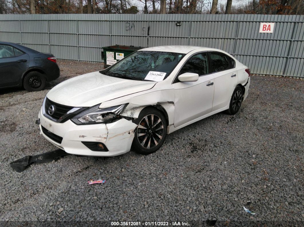 2018 Nissan Altima 2.5 Sv White vin: 1N4AL3AP3JC178984