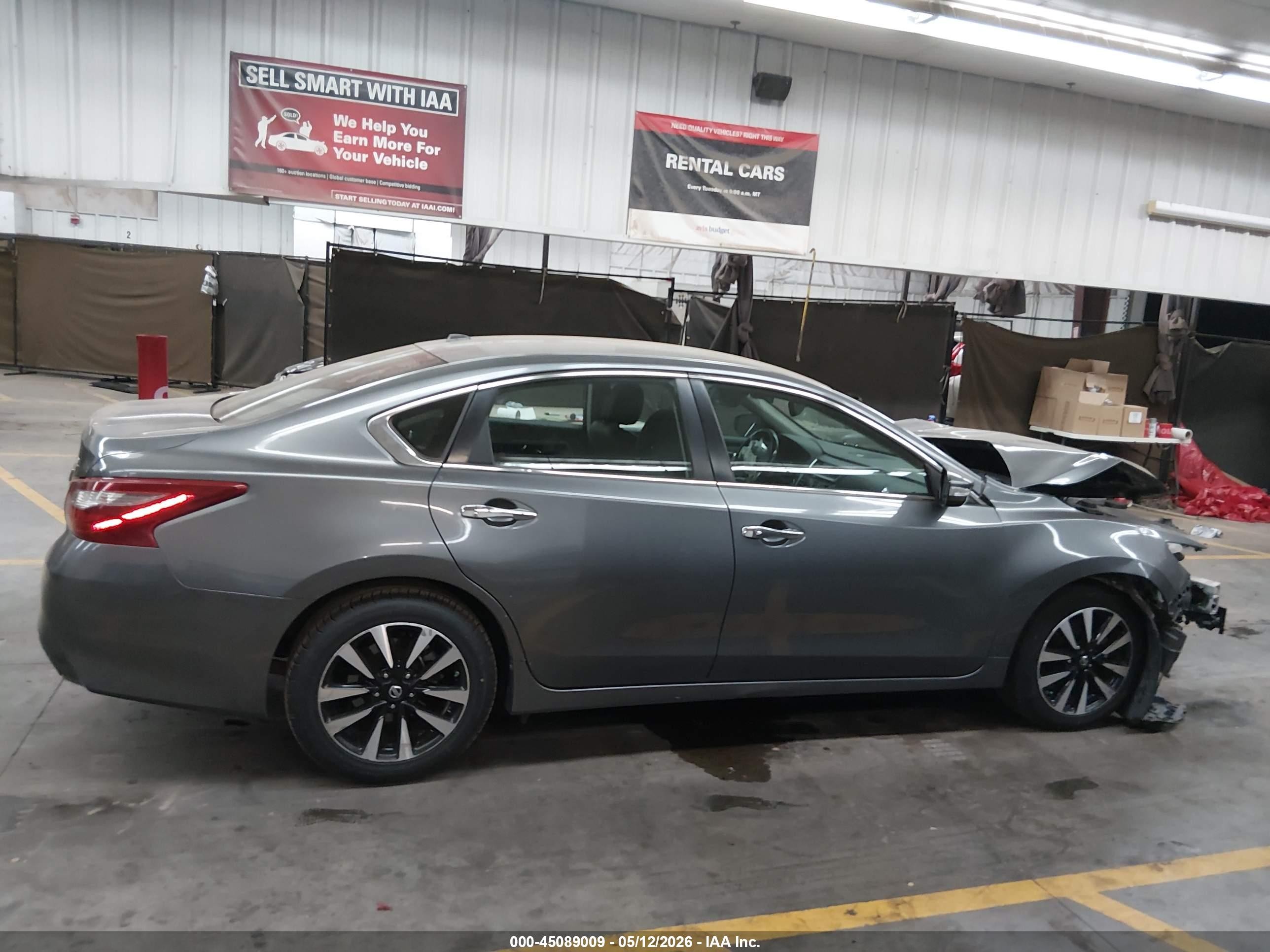 2018 Nissan Altima 2.5 Sl Gray vin: 1N4AL3AP3JC244594