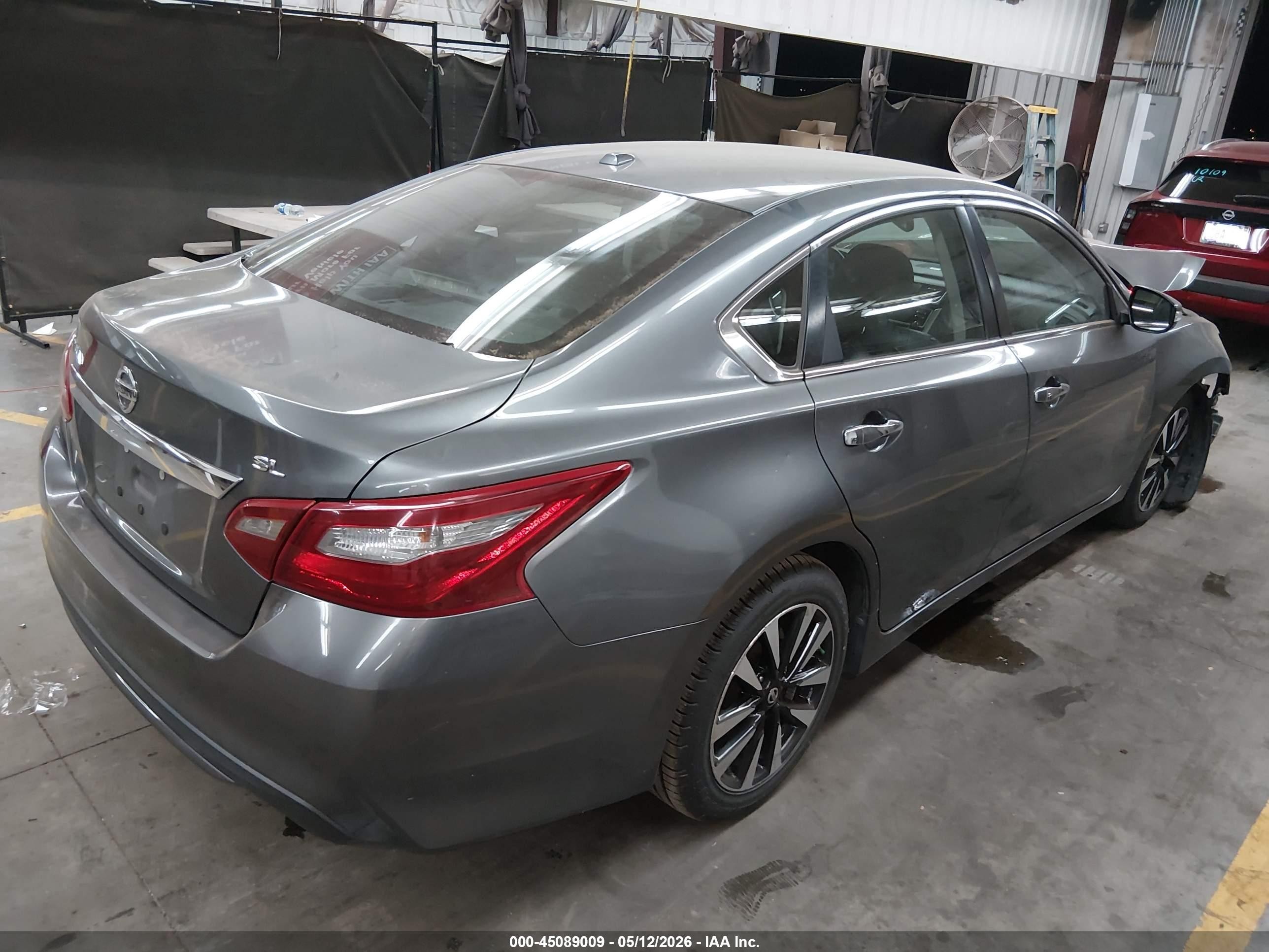 2018 Nissan Altima 2.5 Sl Gray vin: 1N4AL3AP3JC244594