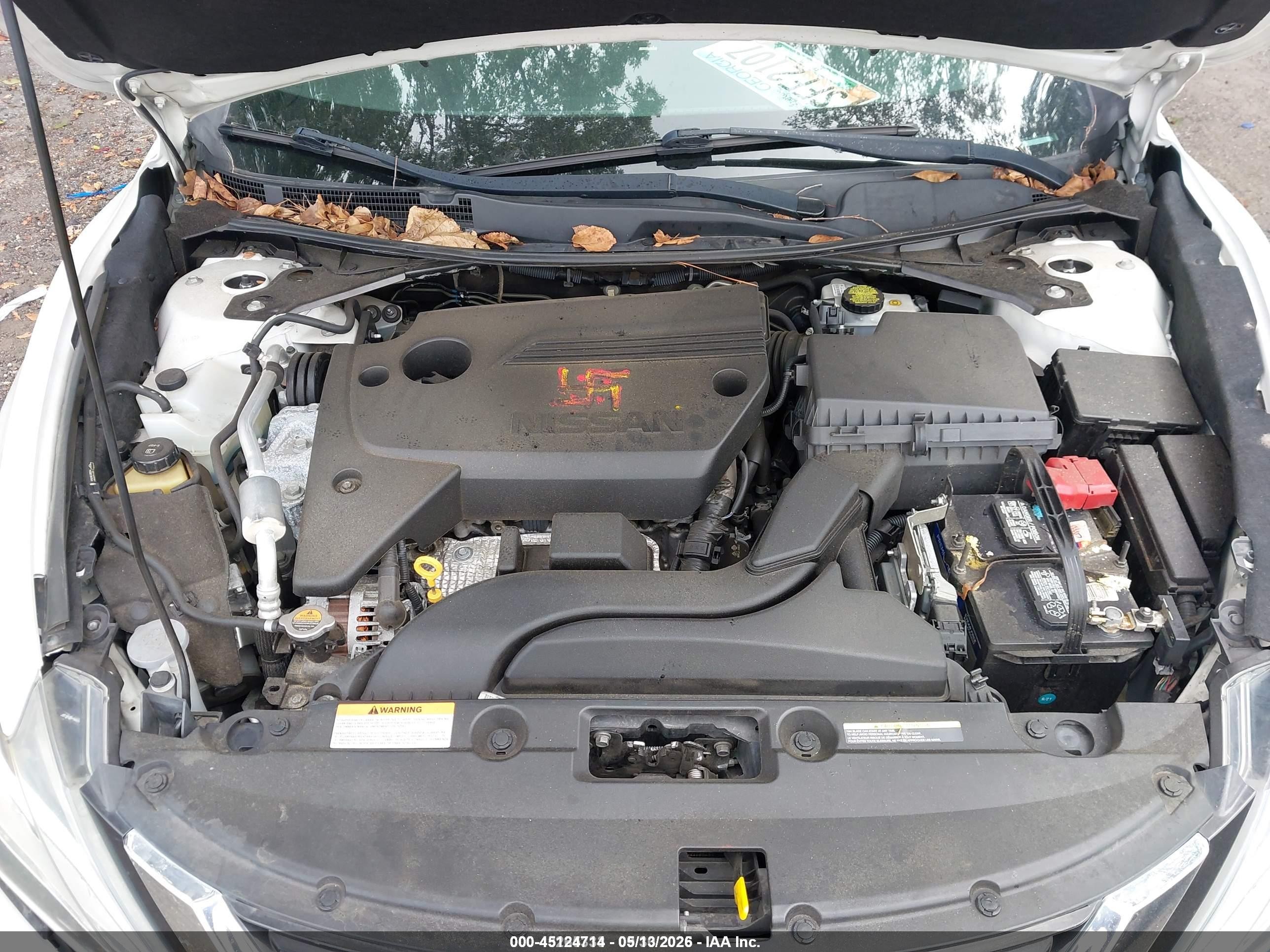 2018 Nissan Altima 2.5 S White vin: 1N4AL3AP3JC247298