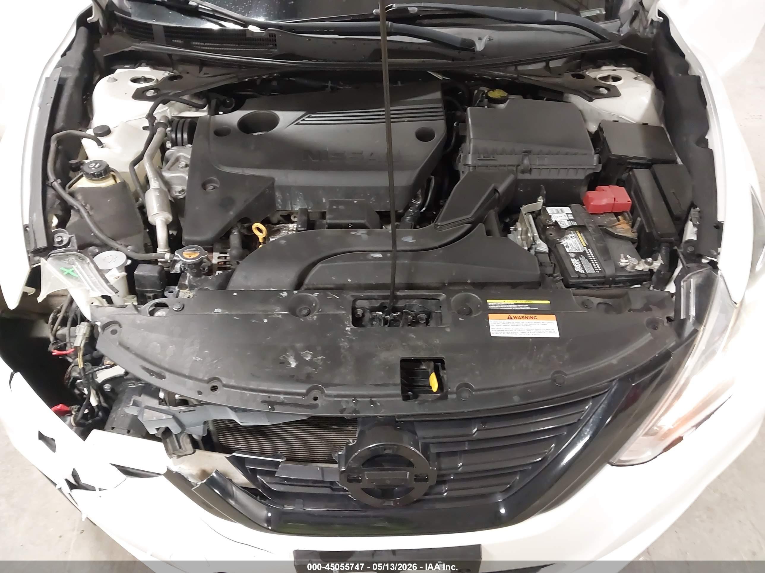 2018 Nissan Altima 2.5 Sr Белый vin: 1N4AL3AP3JC298347