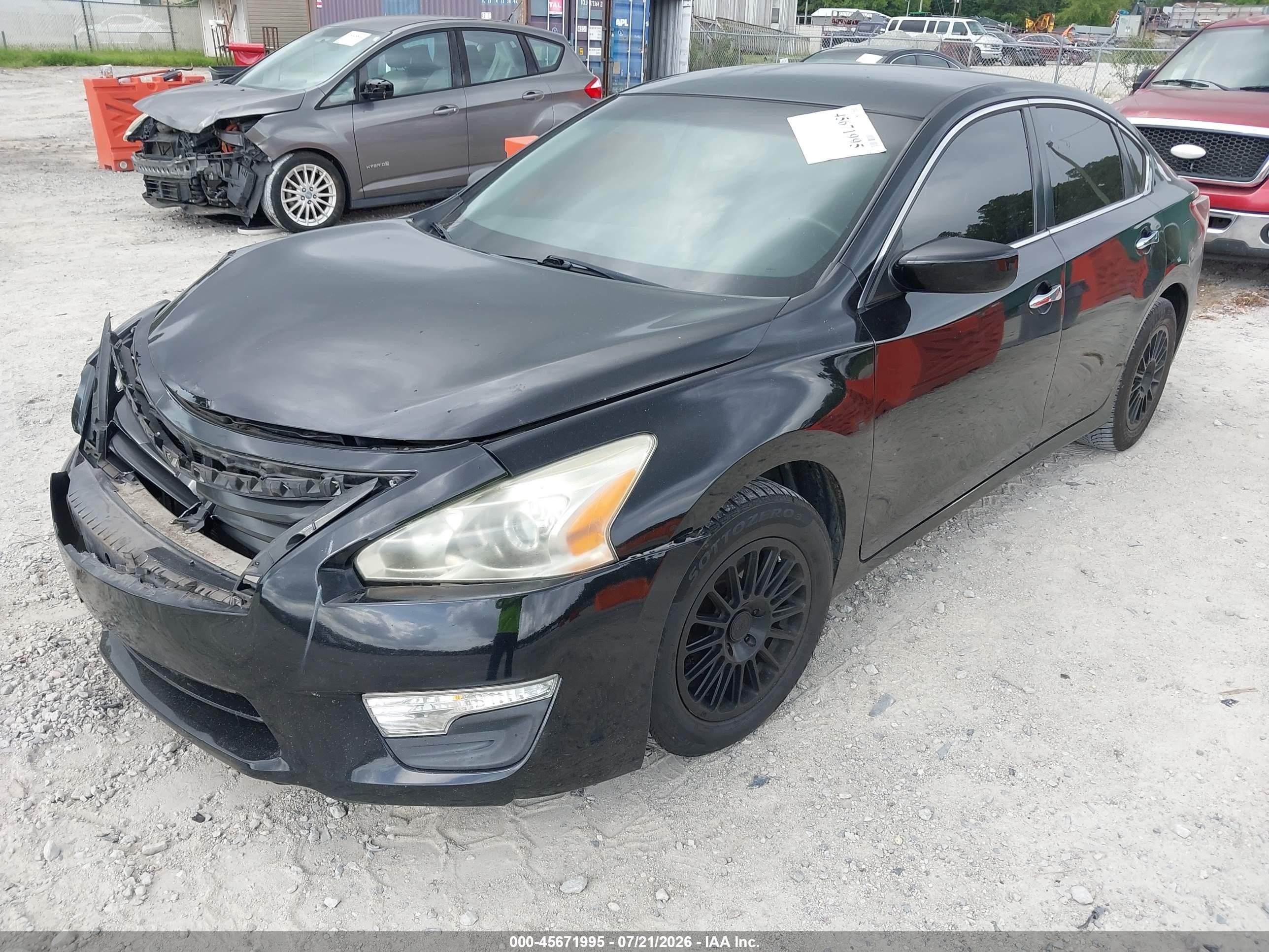 2013 Nissan Altima 2.5 S Черный vin: 1N4AL3AP4DC101299