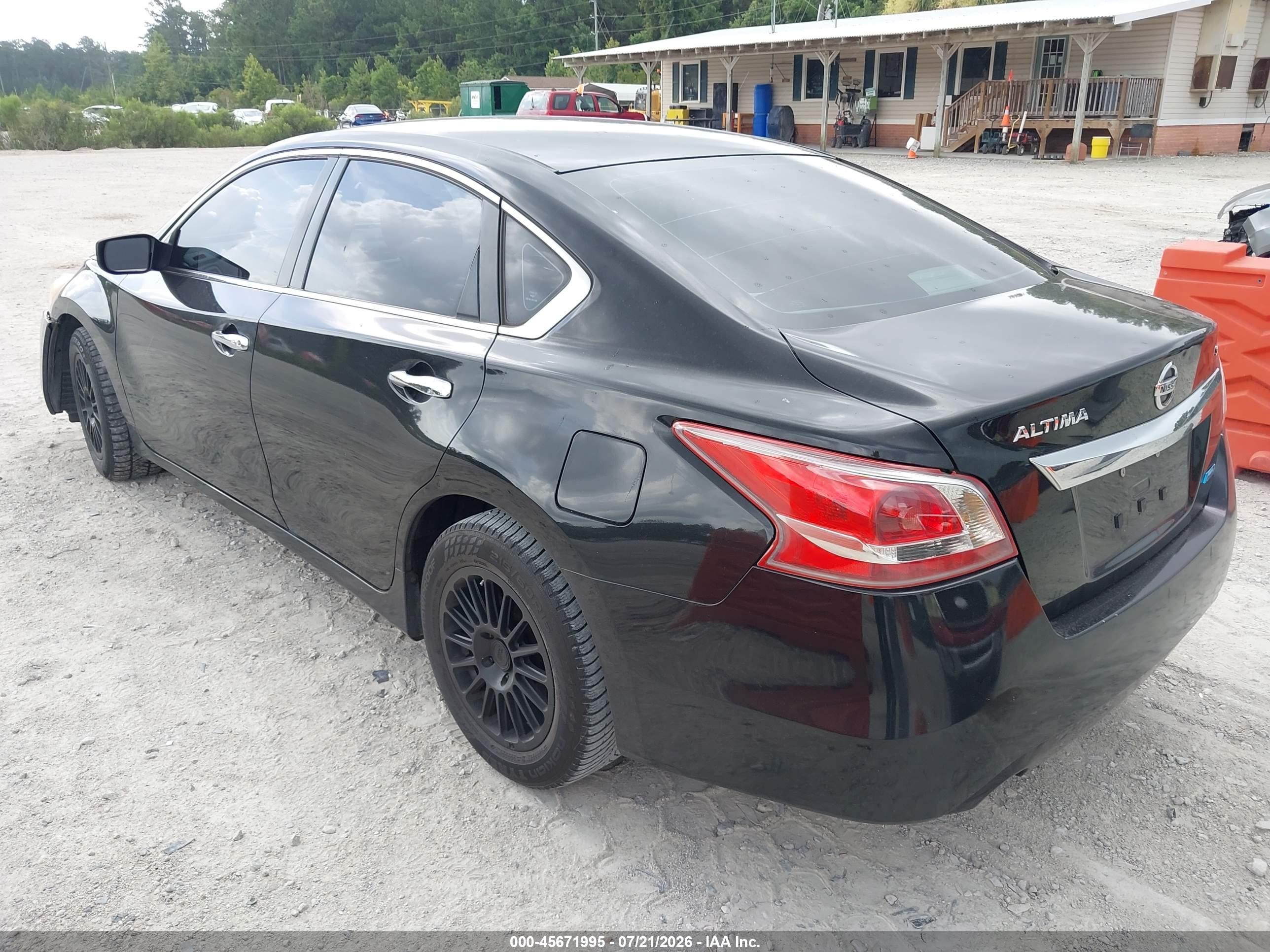 2013 Nissan Altima 2.5 S Черный vin: 1N4AL3AP4DC101299