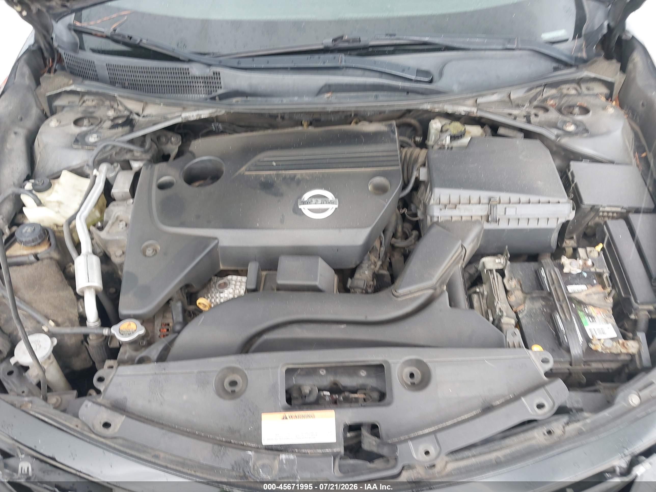 2013 Nissan Altima 2.5 S Черный vin: 1N4AL3AP4DC101299