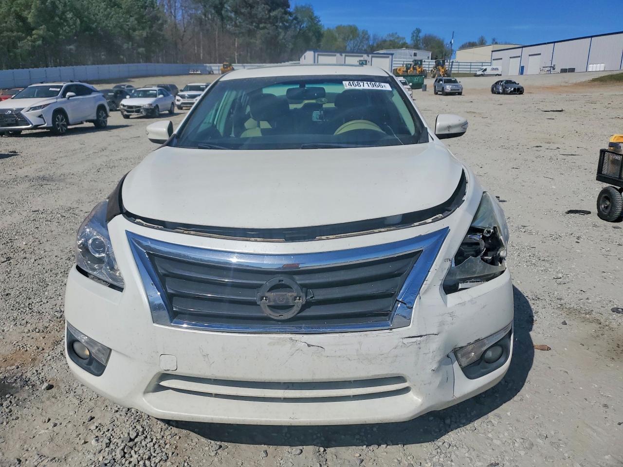 2013 Nissan Altima 2.5 White vin: 1N4AL3AP4DC105241
