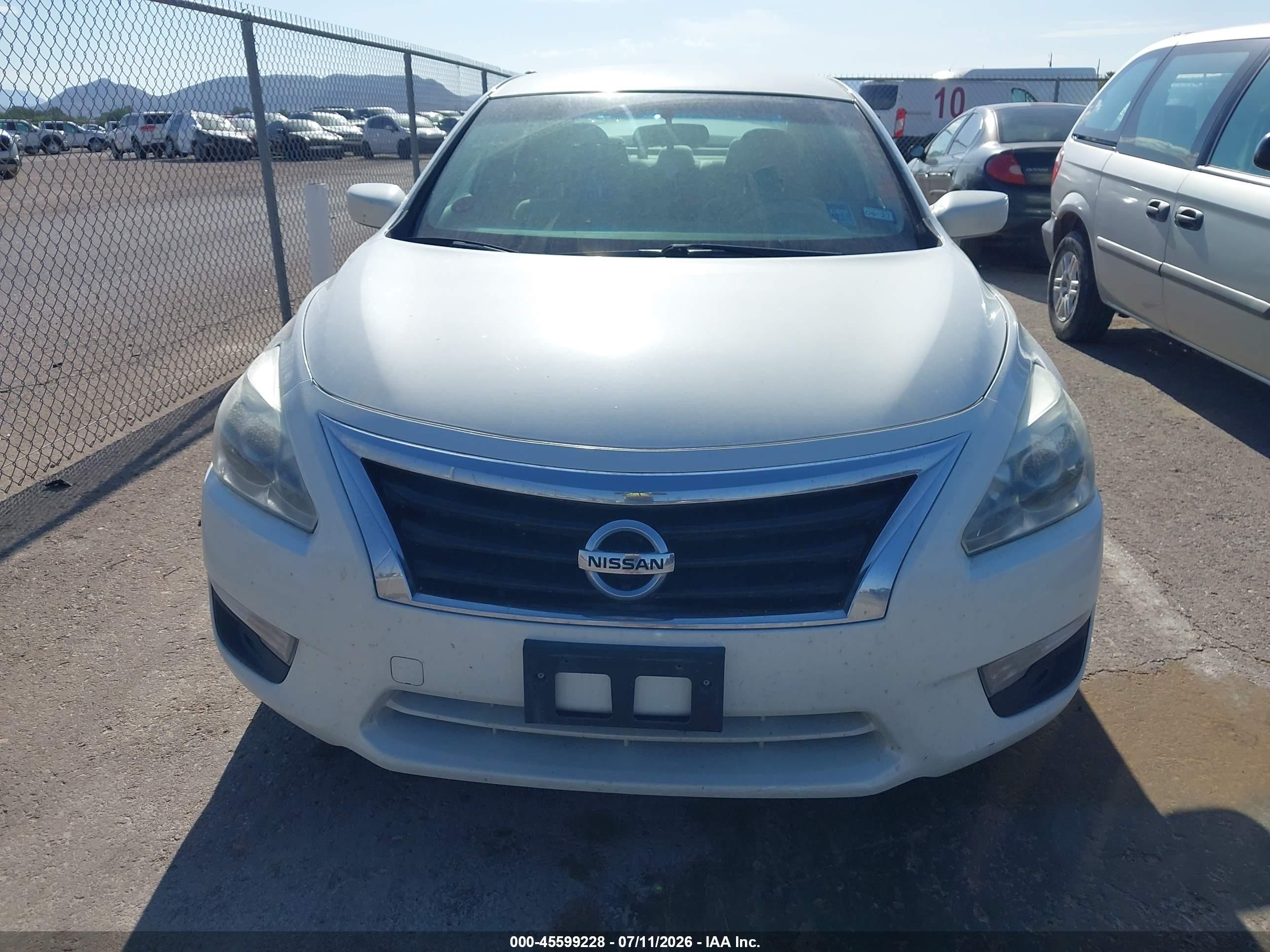 2013 Nissan Altima 2.5 S White vin: 1N4AL3AP4DC106499