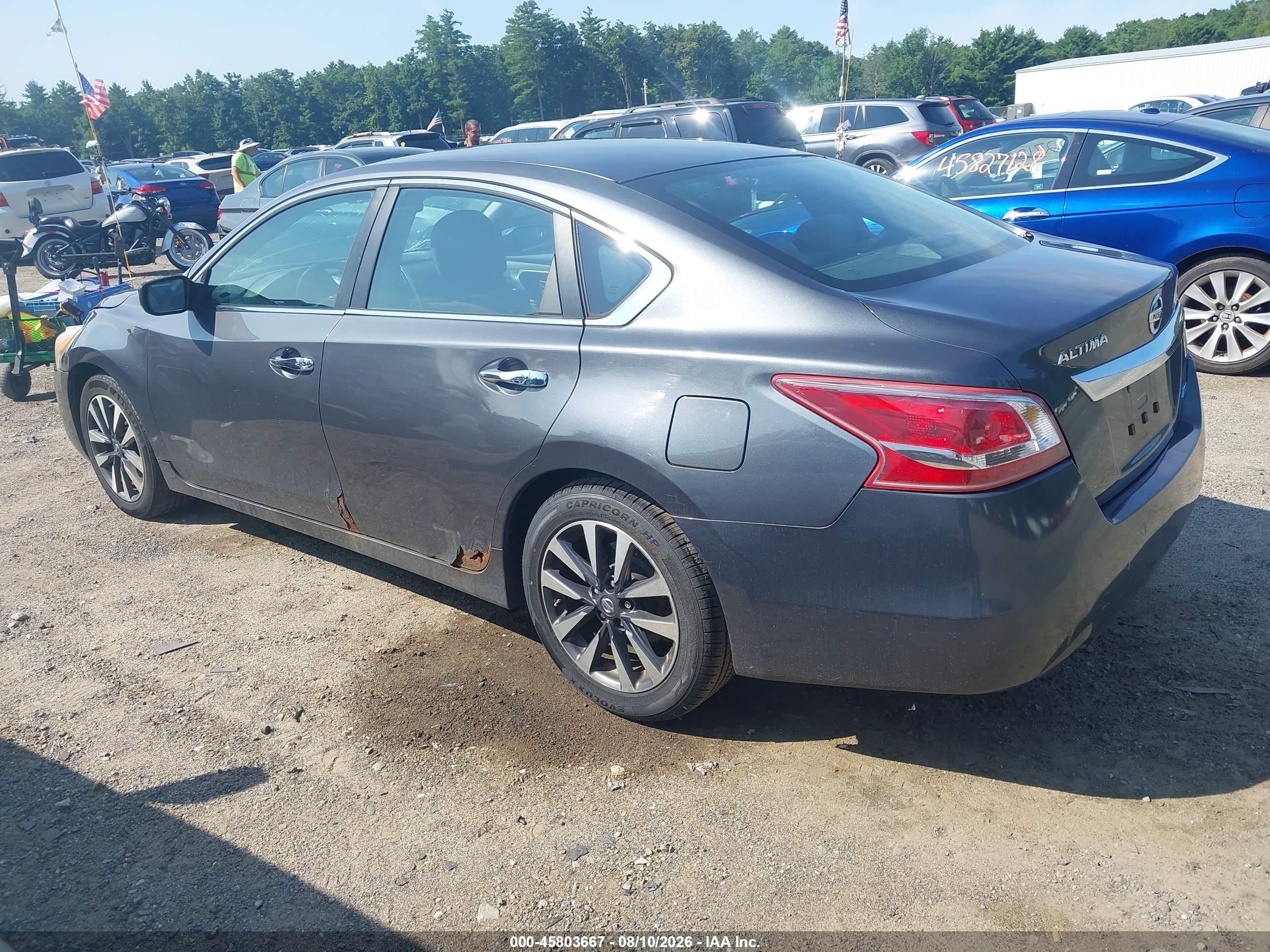 2013 Nissan Altima 2.5 S Gray vin: 1N4AL3AP4DC113470