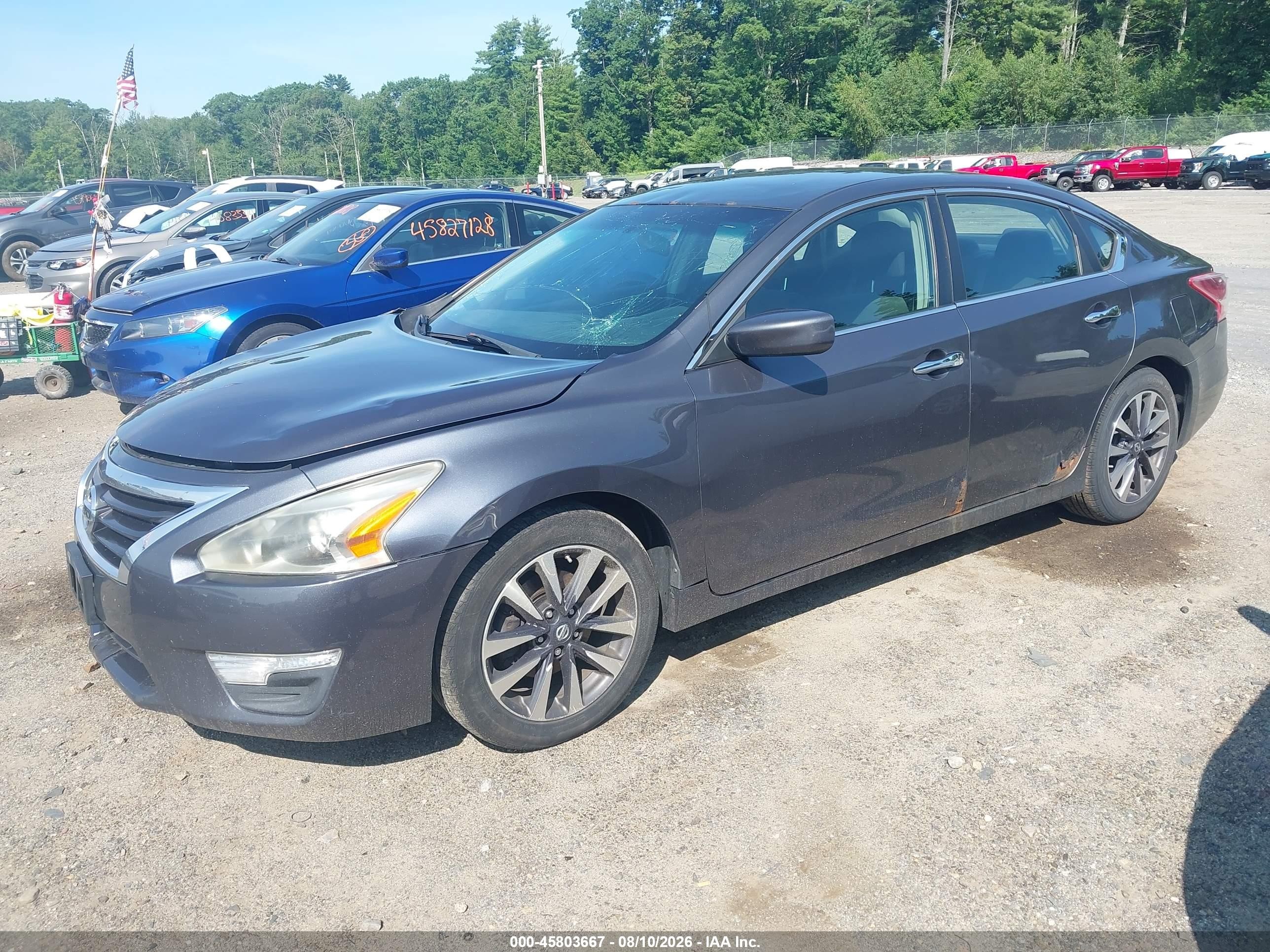 2013 Nissan Altima 2.5 S Gray vin: 1N4AL3AP4DC113470