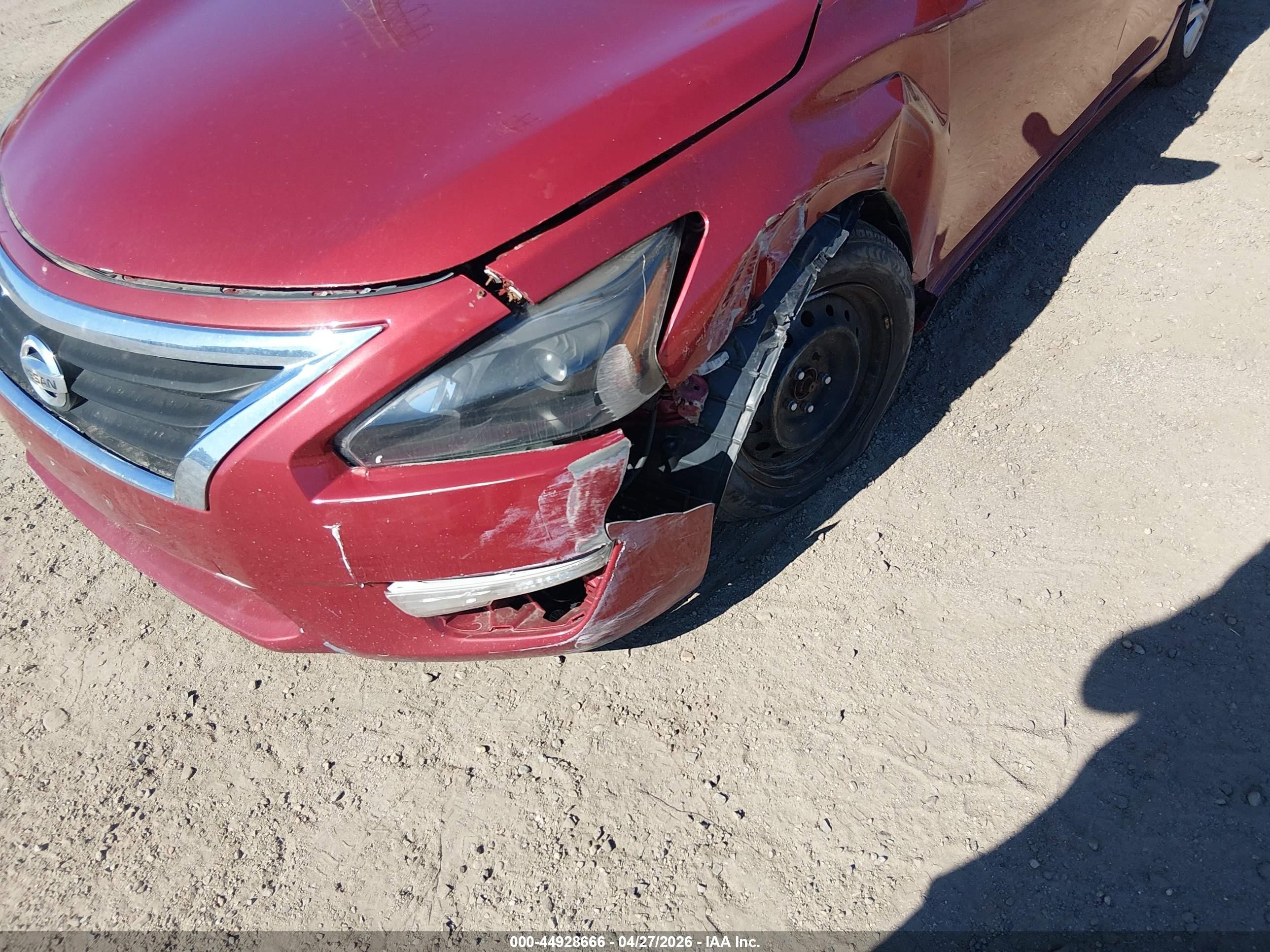 2013 Nissan Altima 2.5 S Красный vin: 1N4AL3AP4DC116806