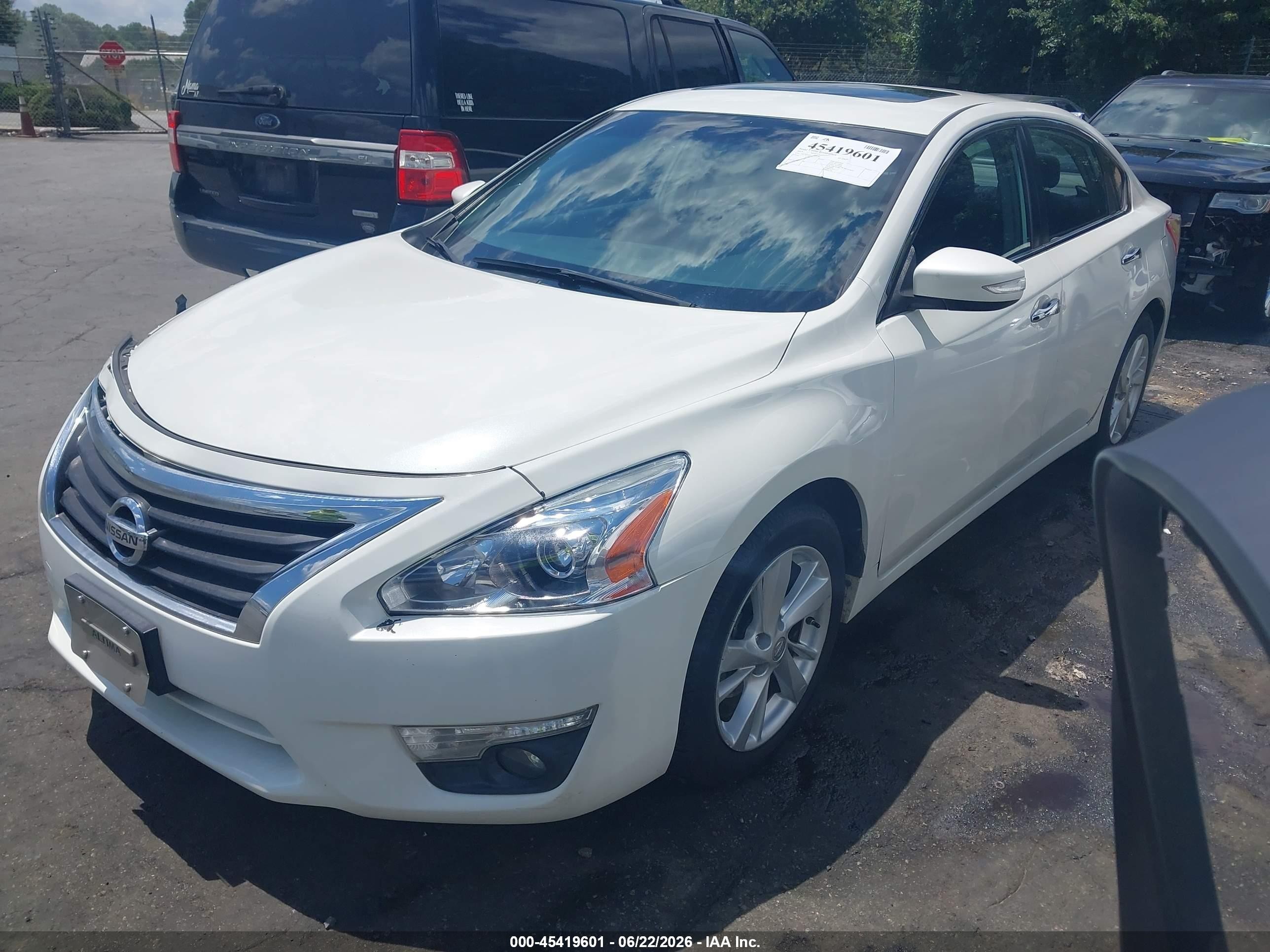 2013 Nissan Altima 2.5 Sl White vin: 1N4AL3AP4DC119186