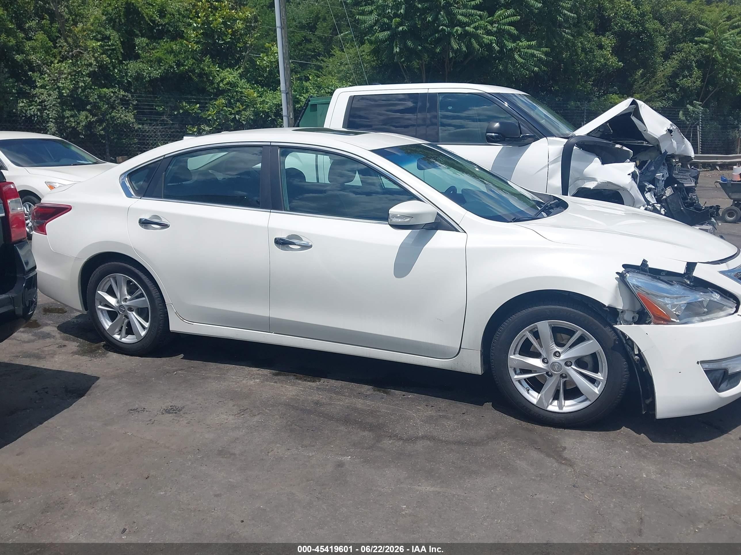 2013 Nissan Altima 2.5 Sl White vin: 1N4AL3AP4DC119186