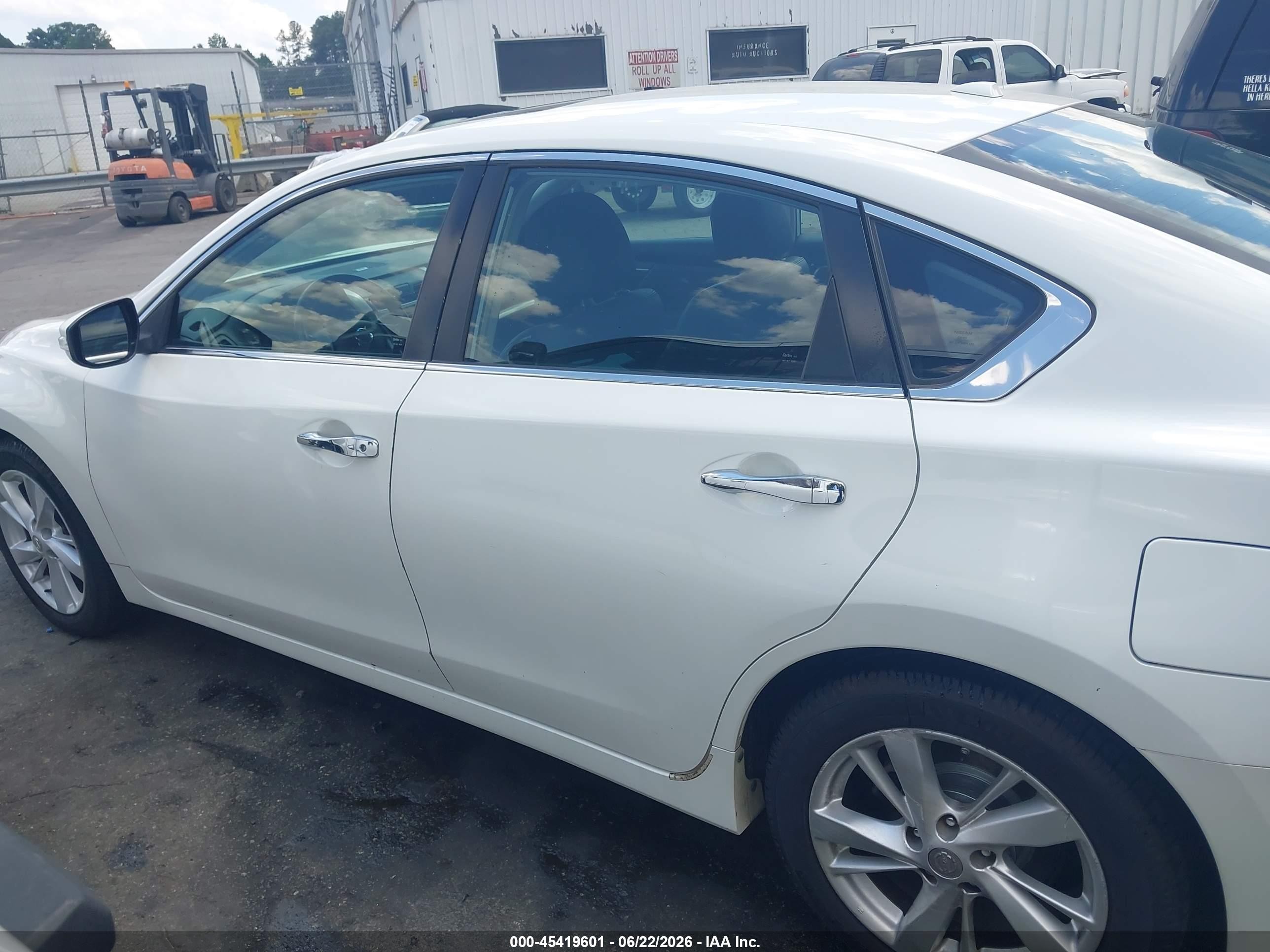 2013 Nissan Altima 2.5 Sl White vin: 1N4AL3AP4DC119186