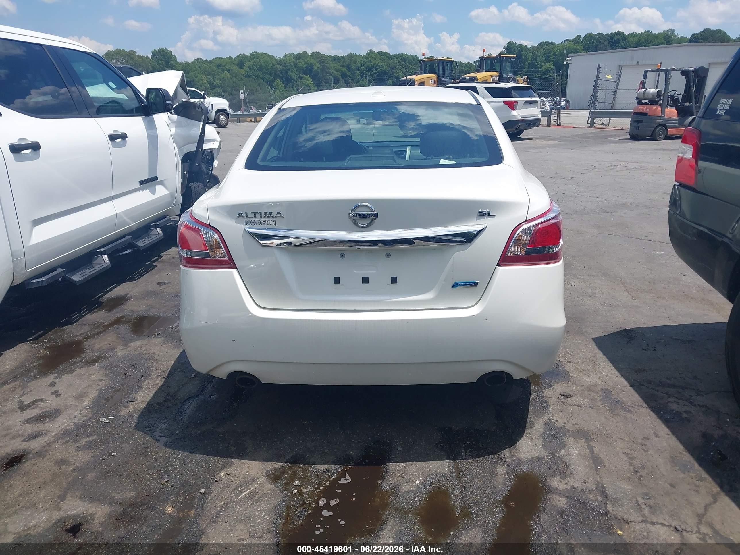 2013 Nissan Altima 2.5 Sl White vin: 1N4AL3AP4DC119186