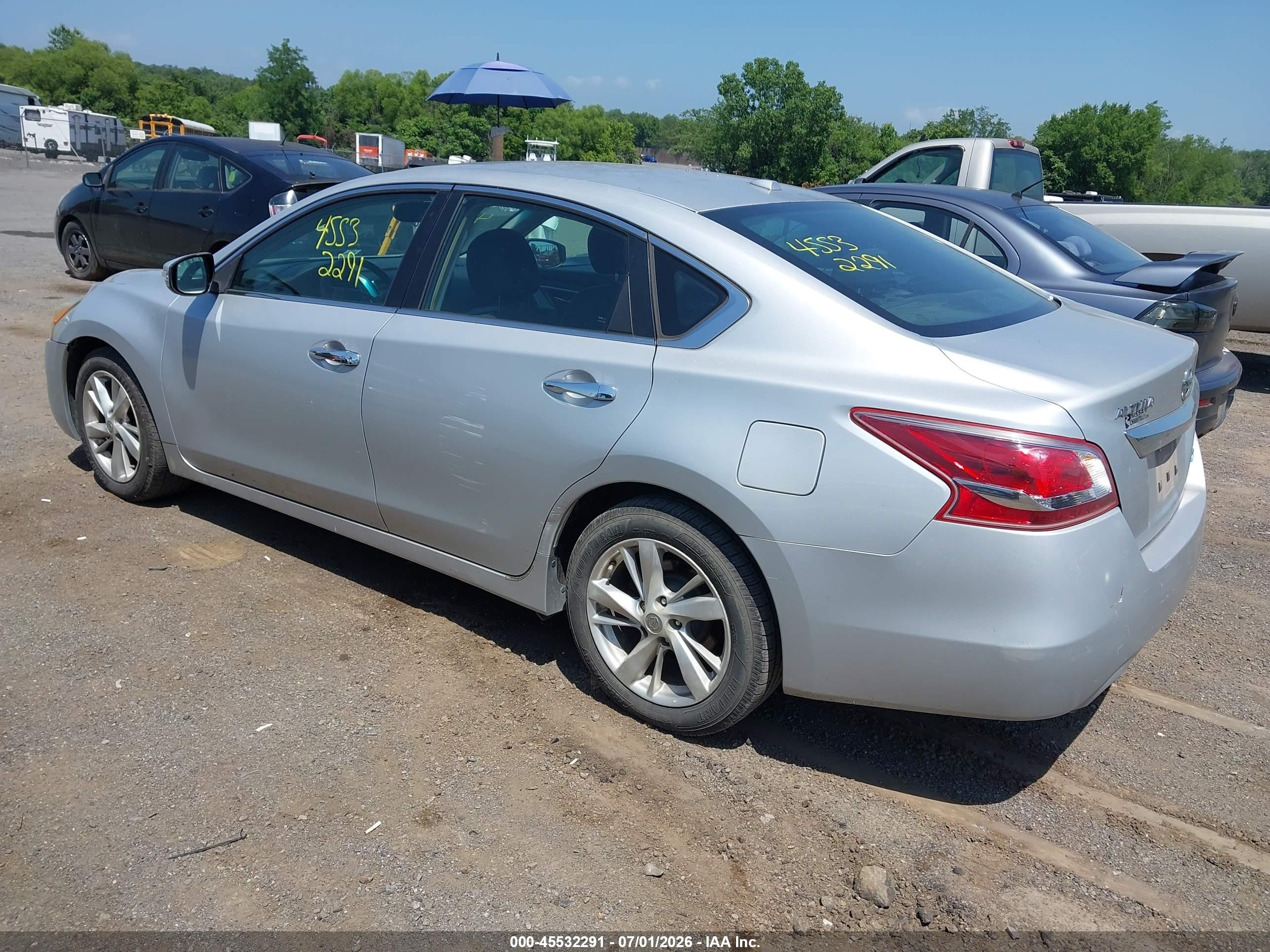 2013 Nissan Altima 2.5 Sl Silver vin: 1N4AL3AP4DC150440