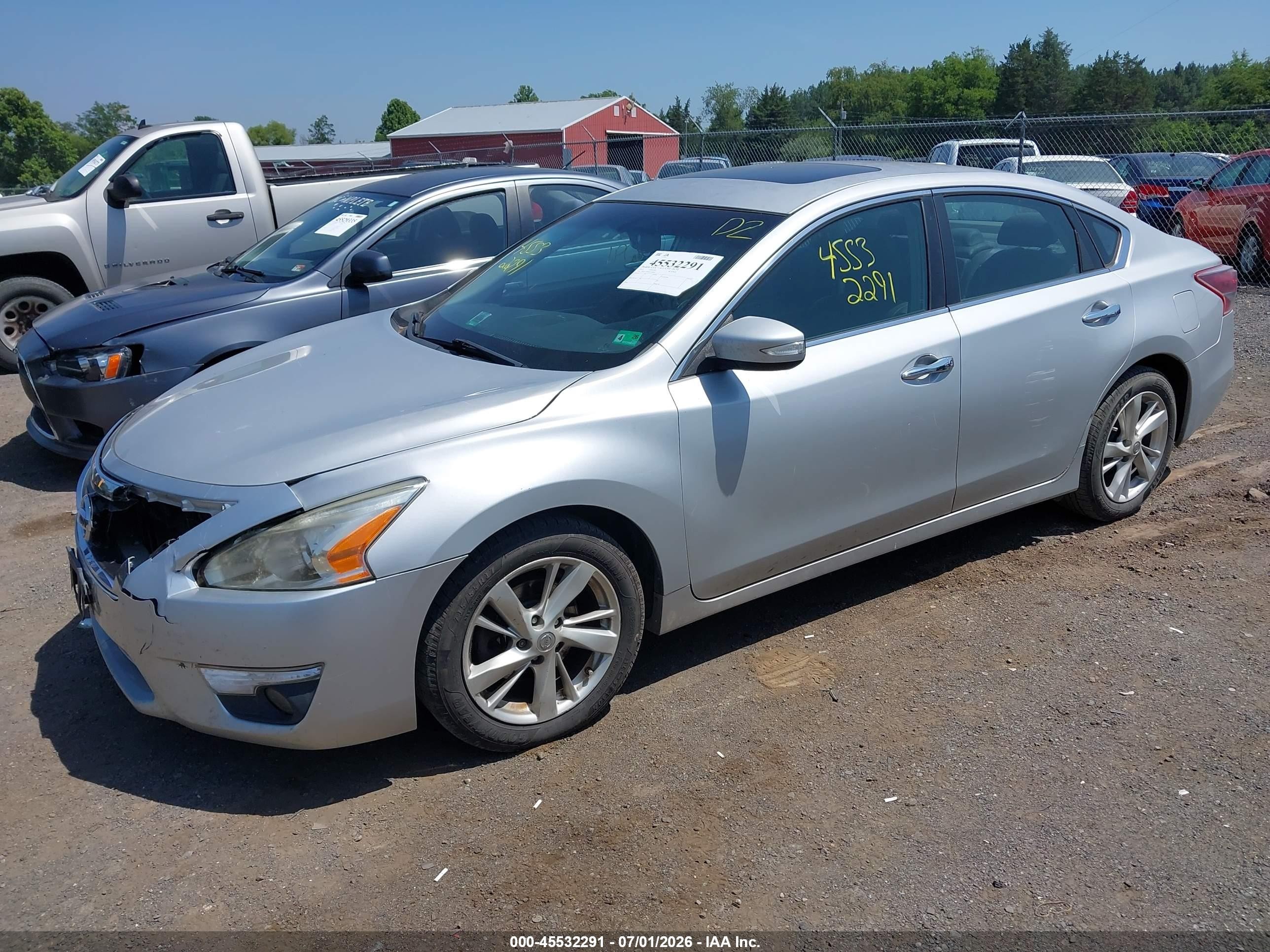 2013 Nissan Altima 2.5 Sl Silver vin: 1N4AL3AP4DC150440