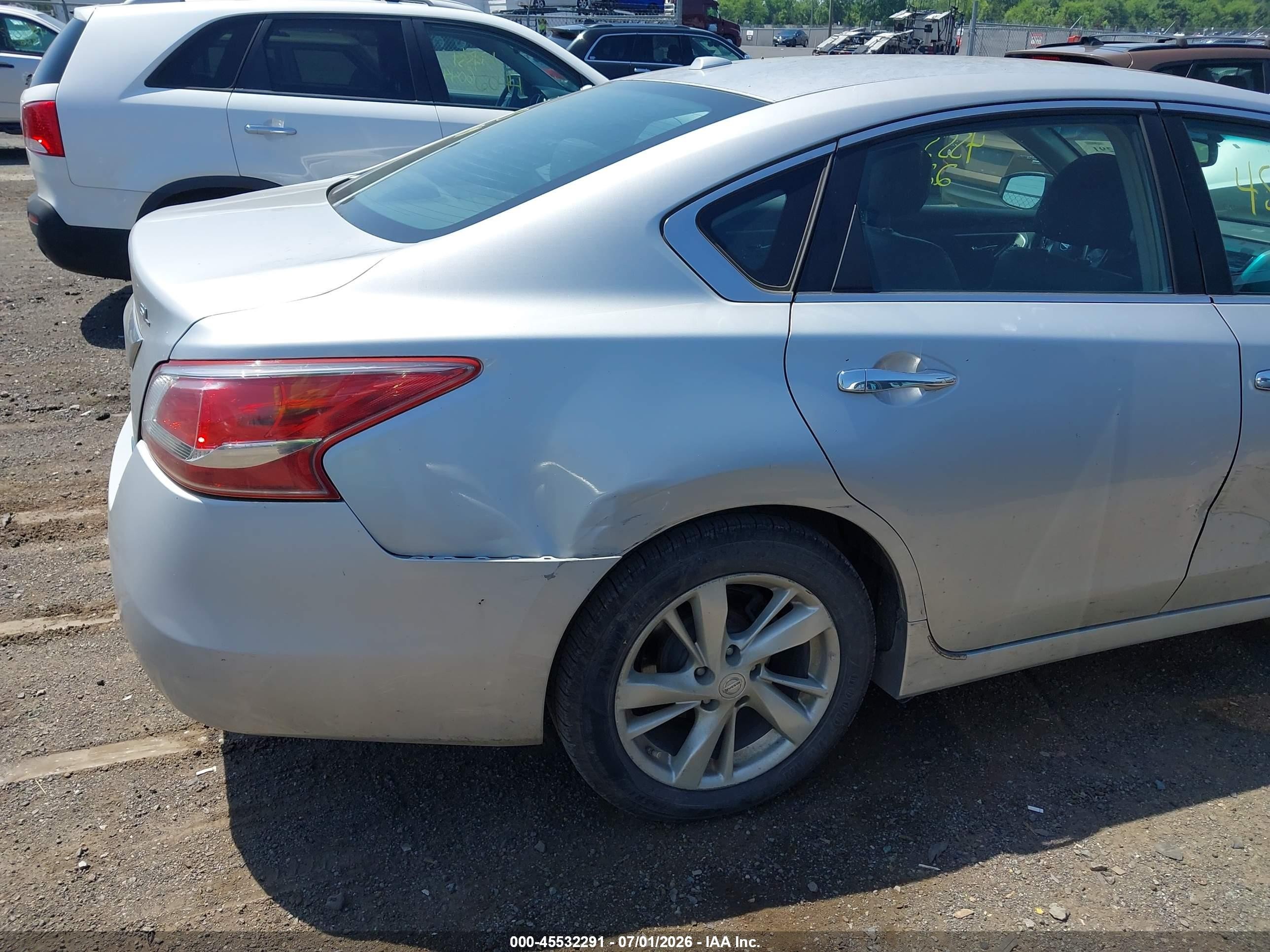 2013 Nissan Altima 2.5 Sl Silver vin: 1N4AL3AP4DC150440